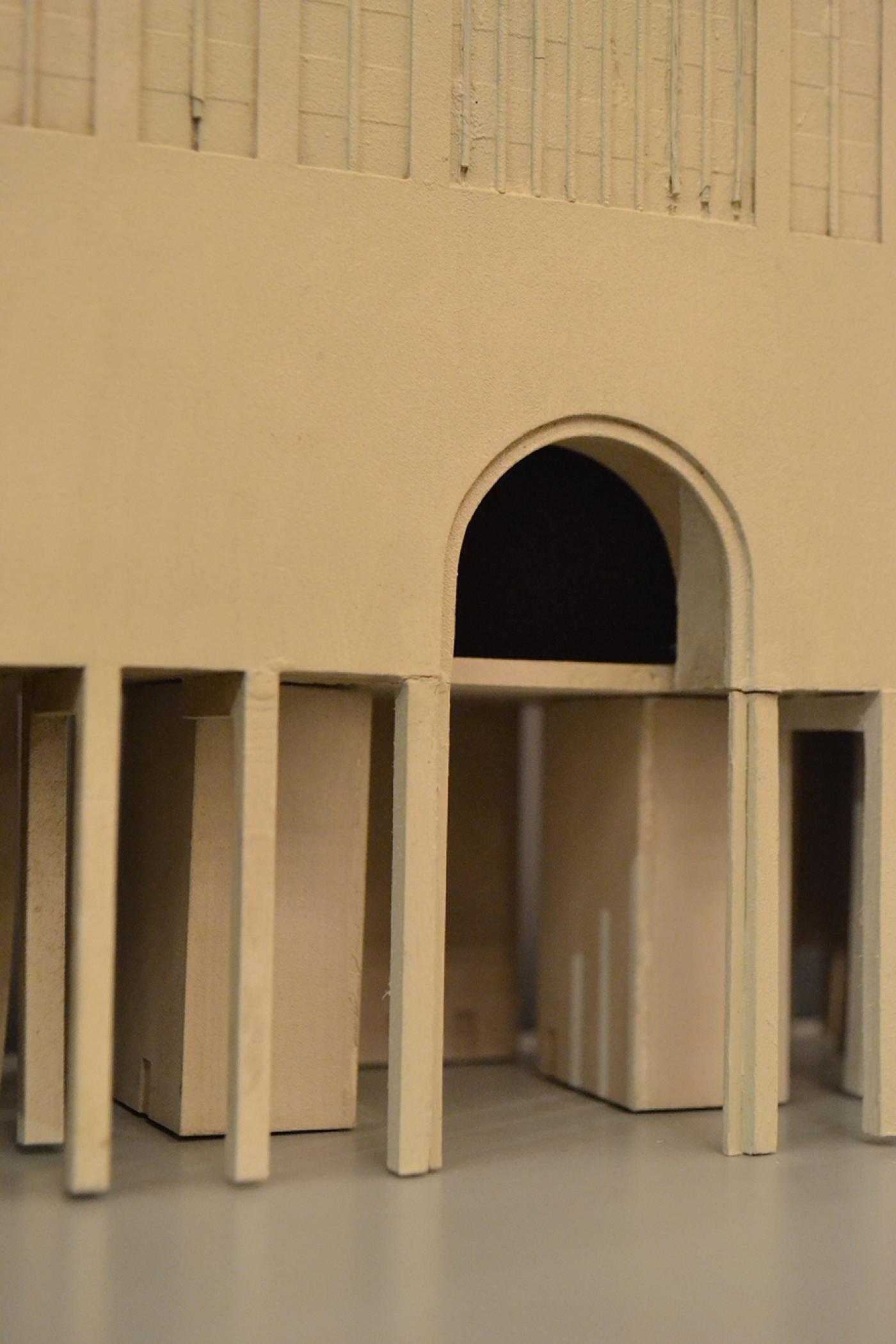 Philip Johnson - Architectural Model of AT&T Corporate Headquarters ...