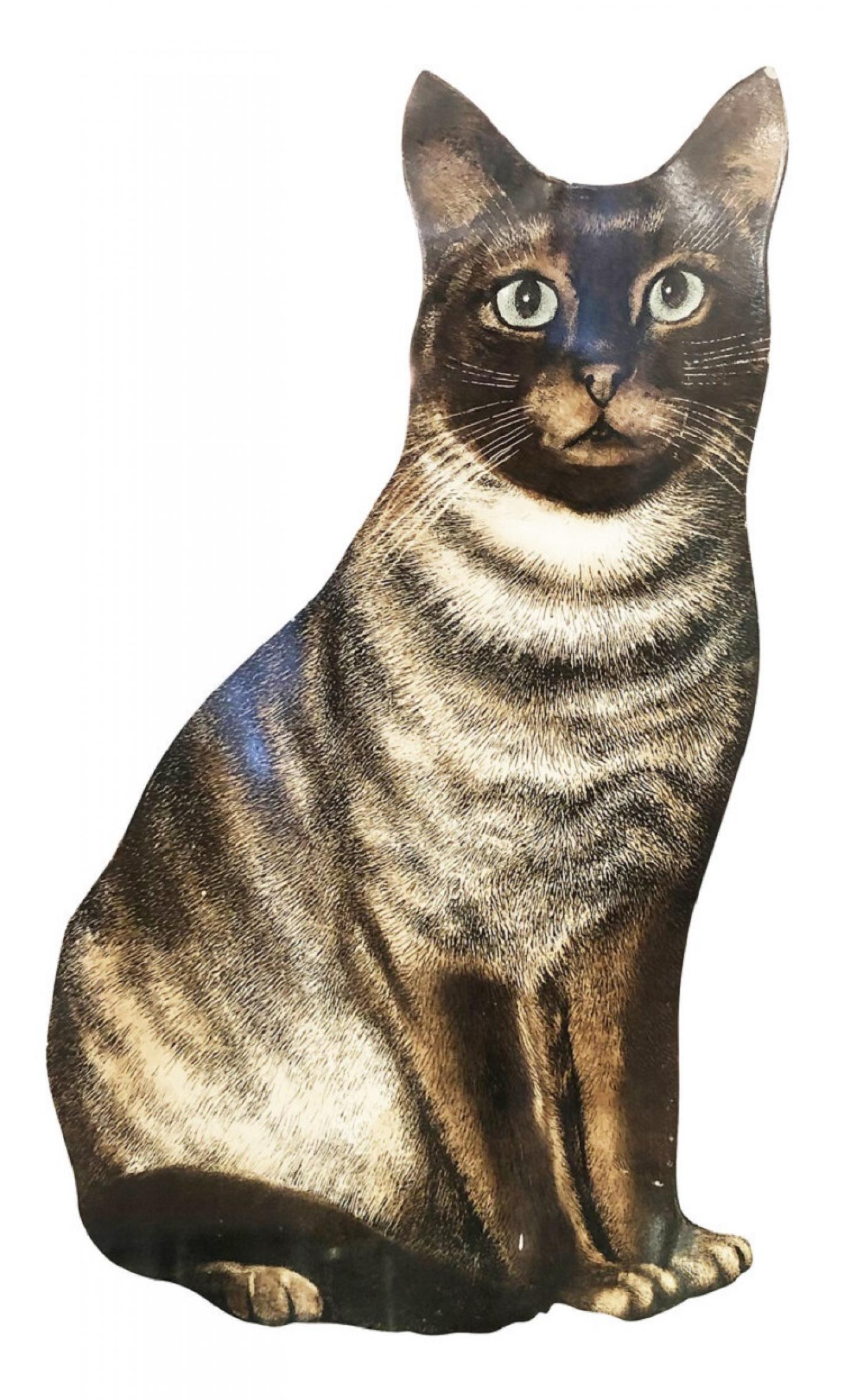 Piero Fornasetti - Piero Fornasetti "Cat" Waste Basket, Italy, 1960s