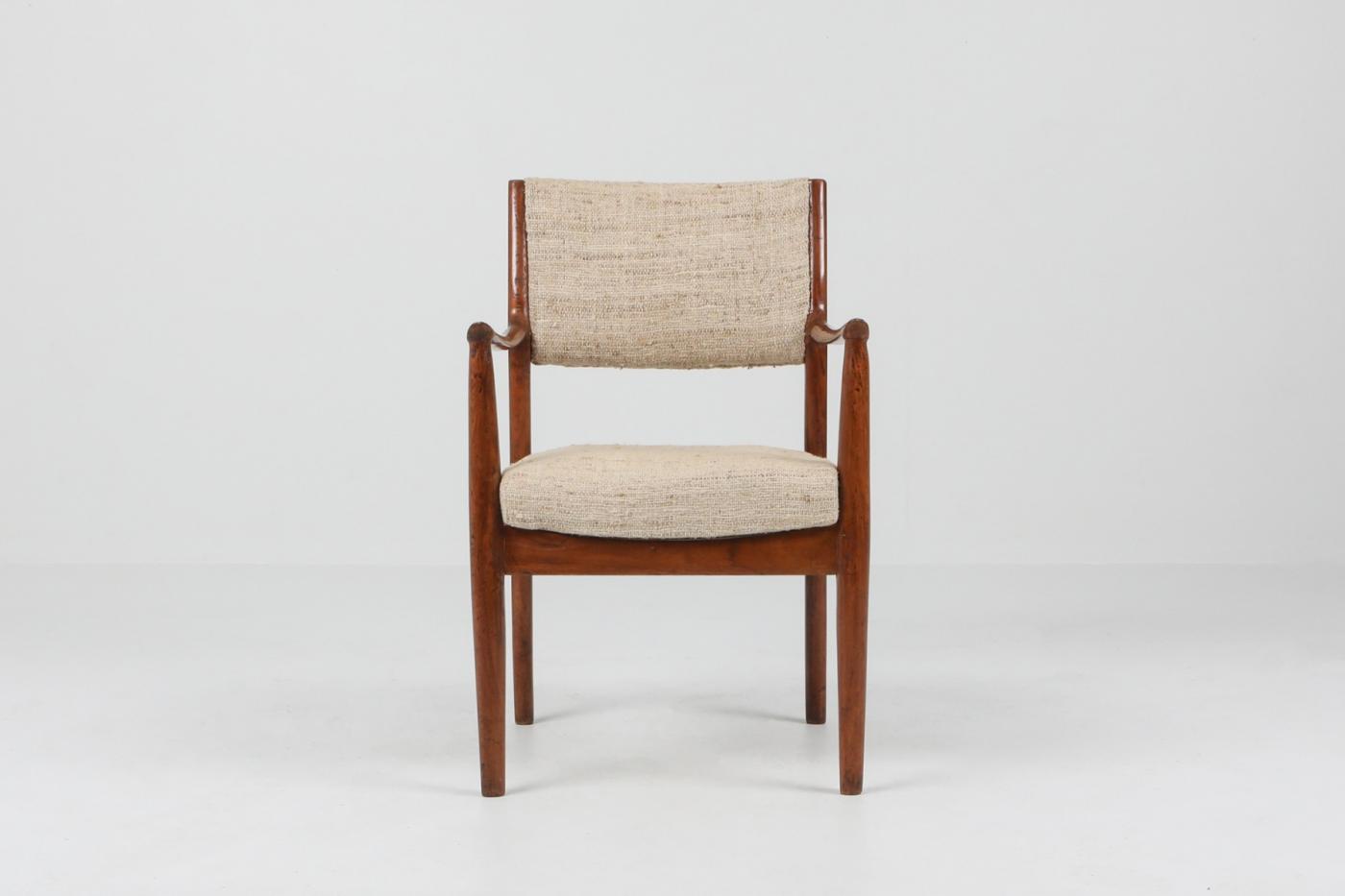 Chandigarh dining chair by Pierre Jeanneret 1960s