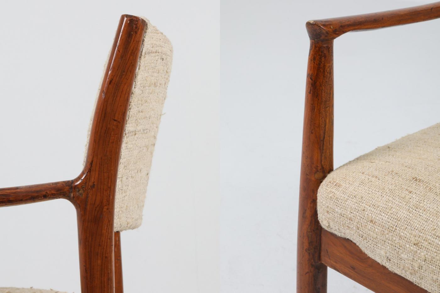 Chandigarh dining chair by Pierre Jeanneret 1960s