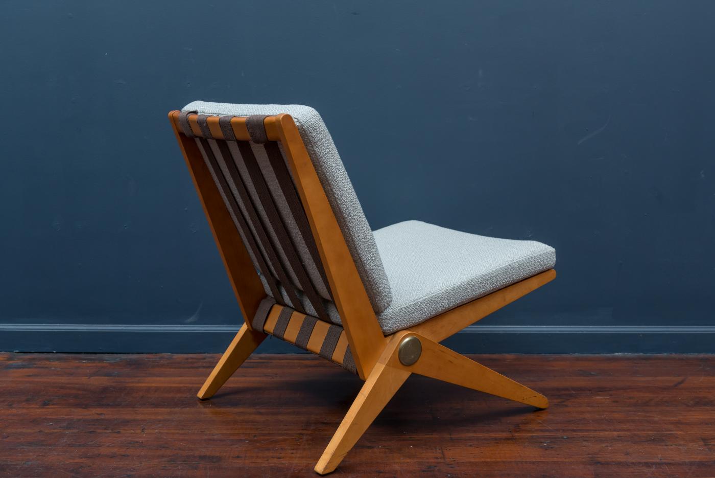 Pierre Jeanneret Pierre Jeanneret Scissor Chair for Knoll International