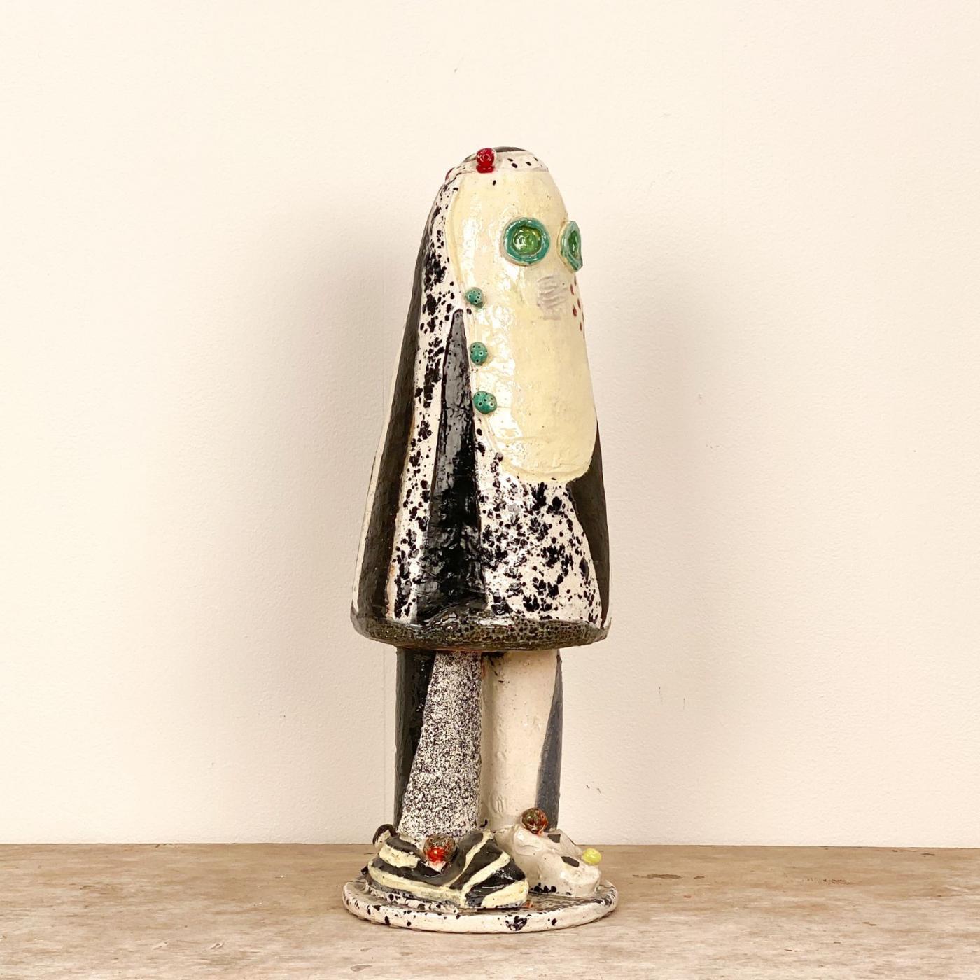 Pop Art Ceramic Figure, America circa 1990