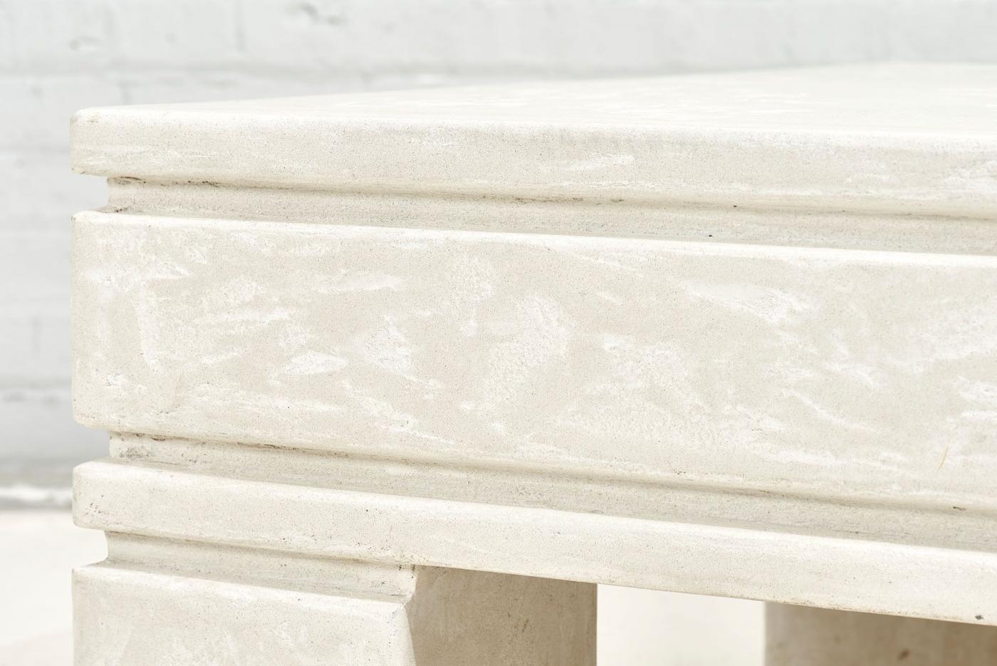 Postmodern Plaster Coffee Table, 1970