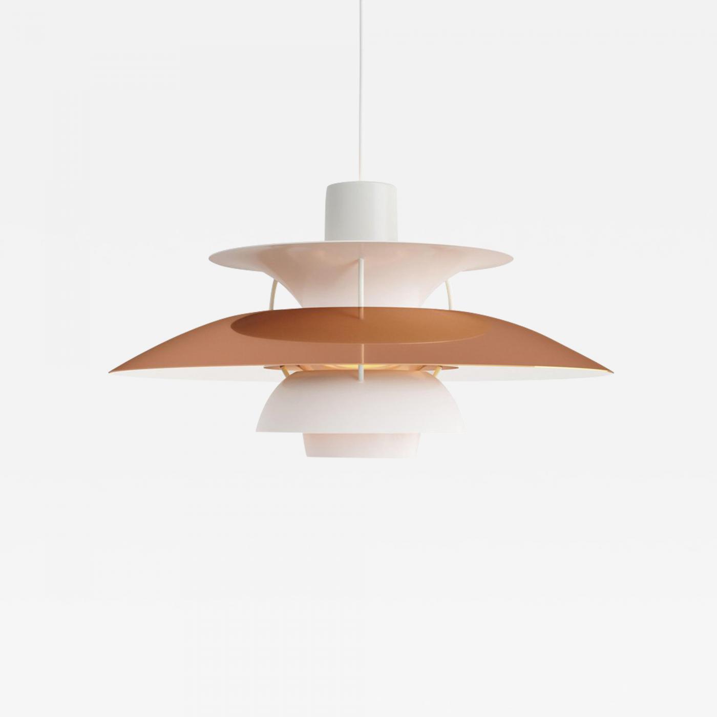 Mid-century model Ph 5 pendant lamp by Poul Henningsen for Louis Poulsen,  1960s