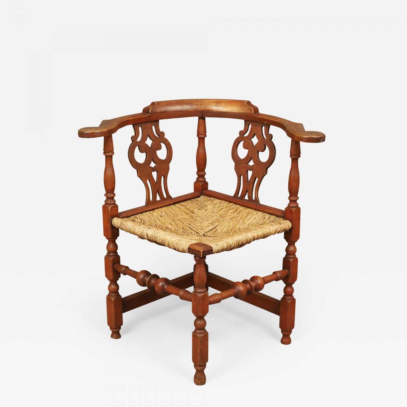 queen anne corner chair