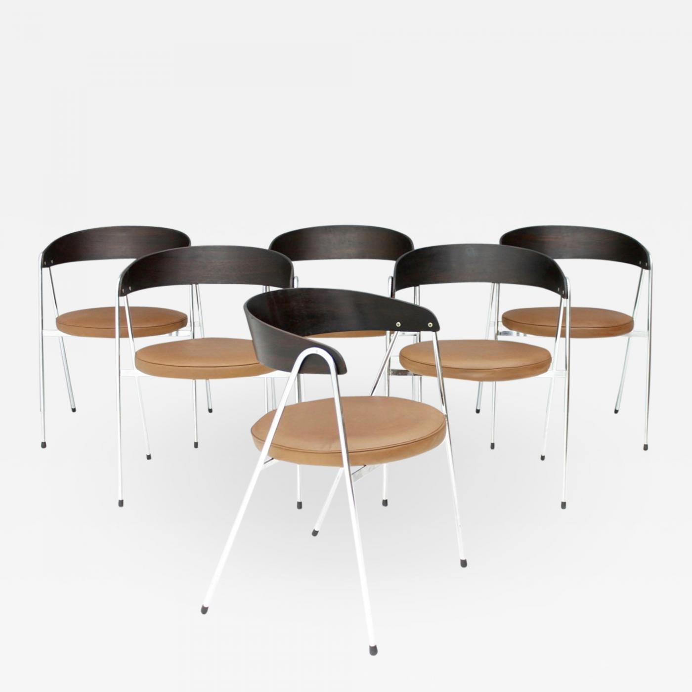 Rare Set Of Six Dining Room Chairs By Roland Rainer Austria 1965 On Image To Enlarge Rare Set Of Six Dining Room Chairs By Roland Rainer Austria 1965 779496