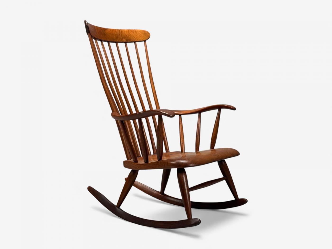 Robert Whitley - Robert Whitley, American Studio, Teak, Rocking Chair ...