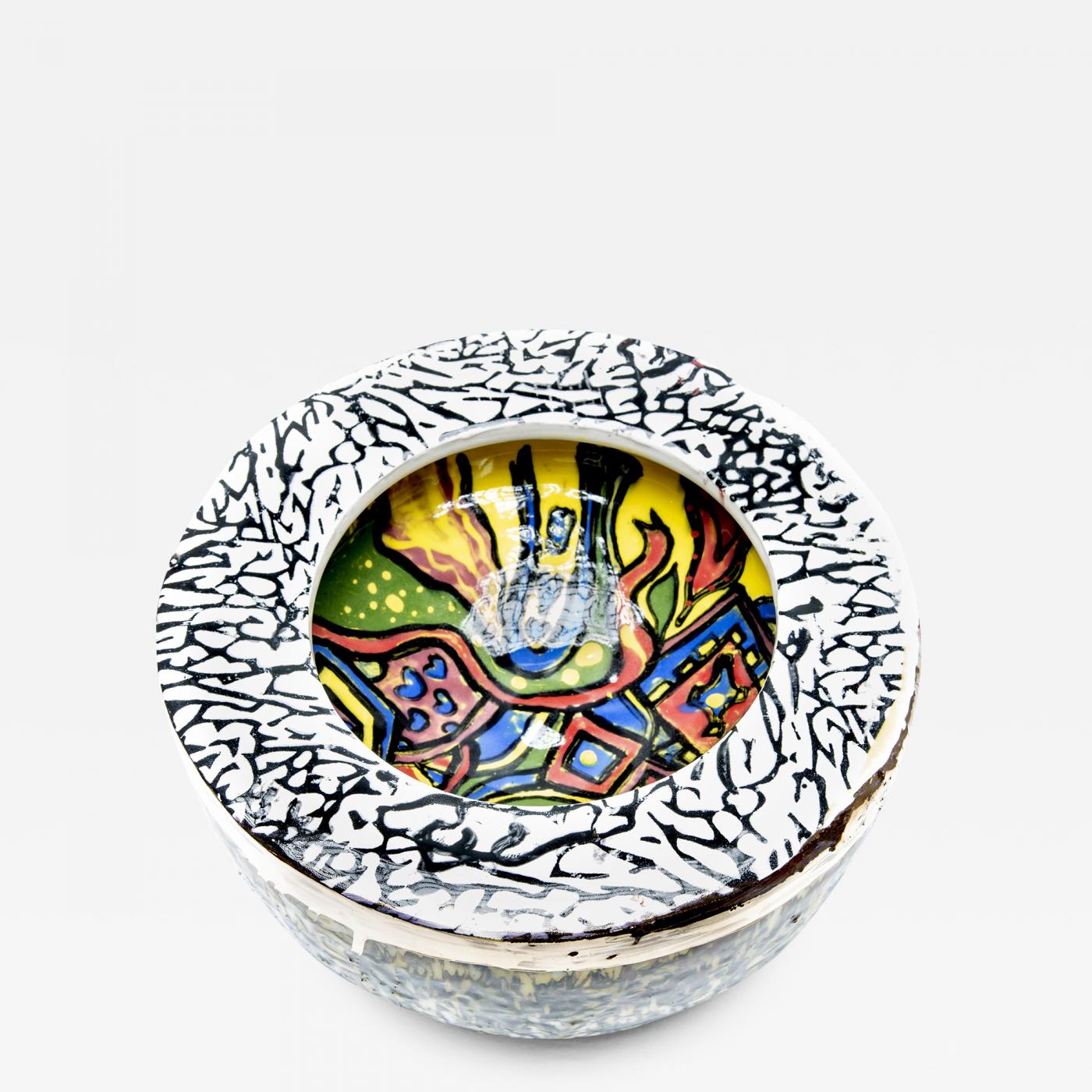 Roberto Lugo - Texture Study - Double Walled Vessel