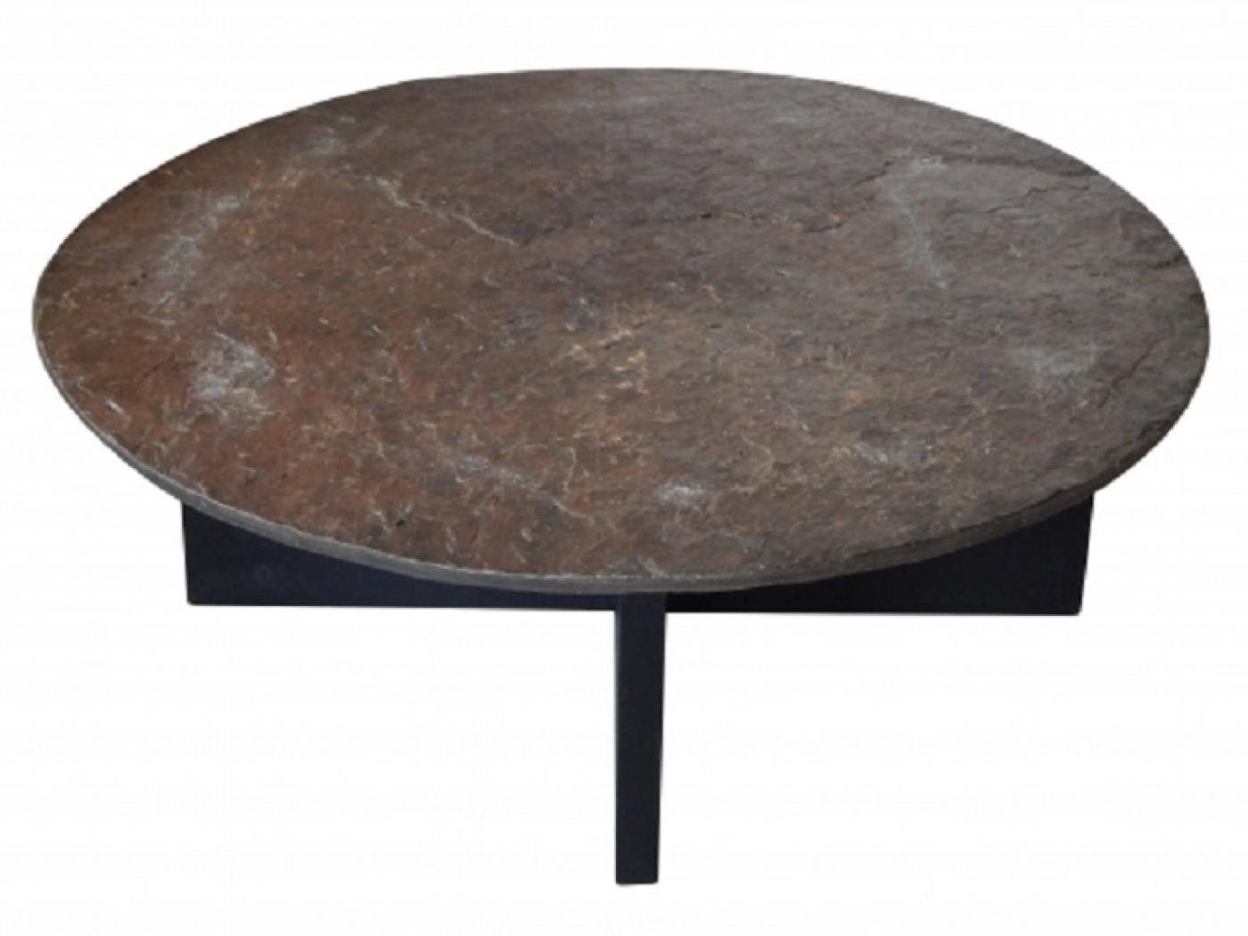 Round Slate Coffee Table