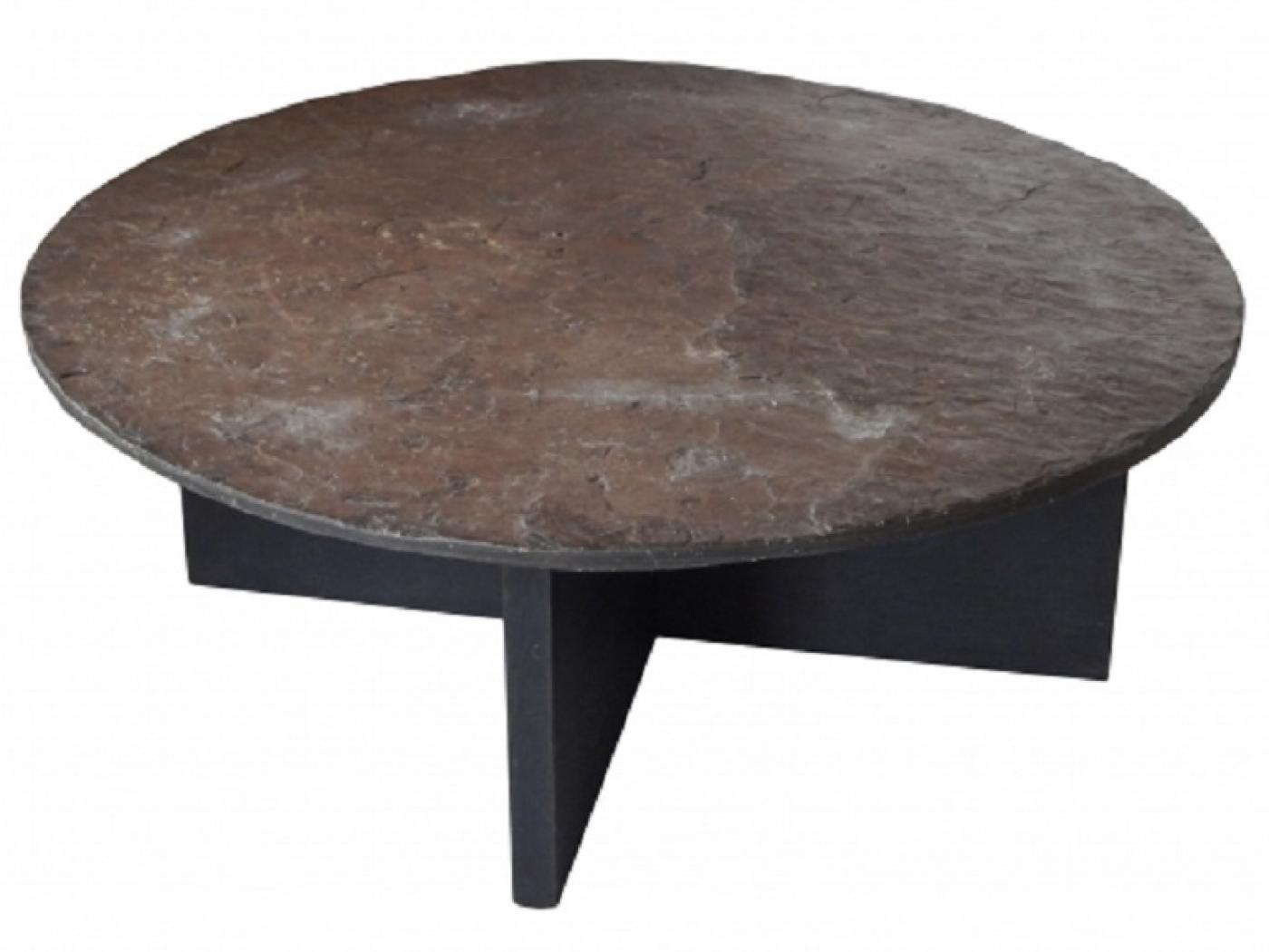 Round Slate Coffee Table