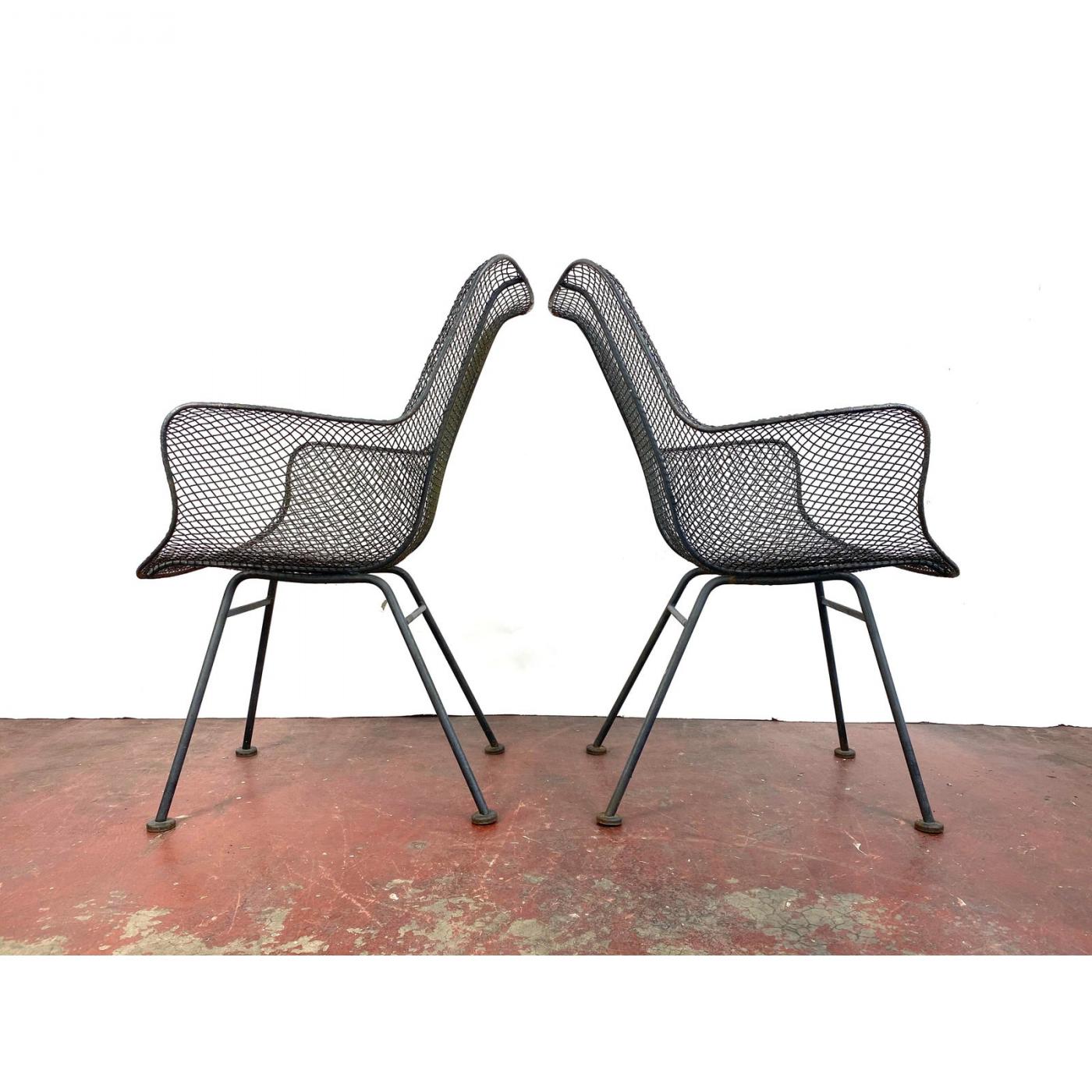 Russell Woodard / Woodard Furniture - 1950s “Sculptura” Chairs by ...