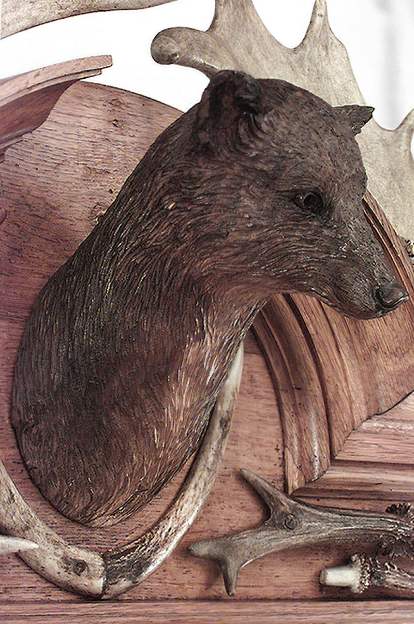 Rustic German (19th Cent) Oak Hutch