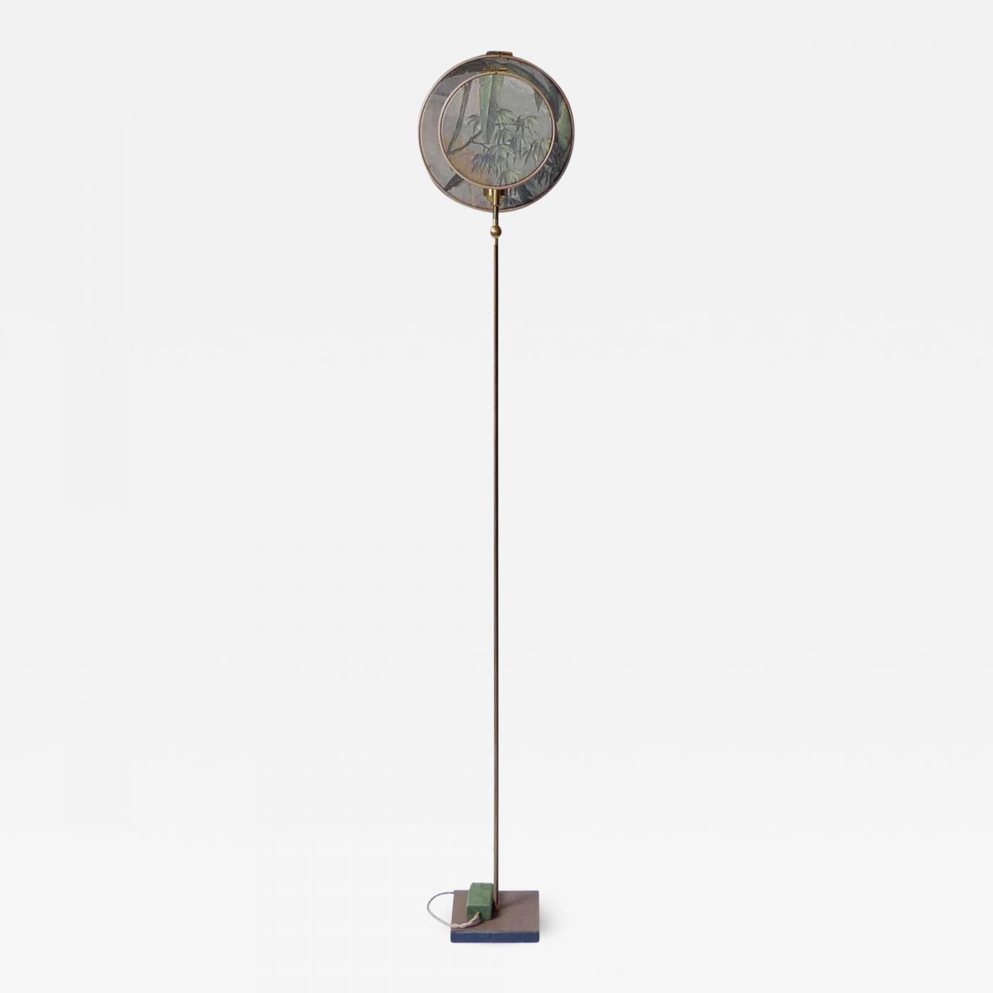 Sander Bottinga Circle Blue Grey Floor Lamp