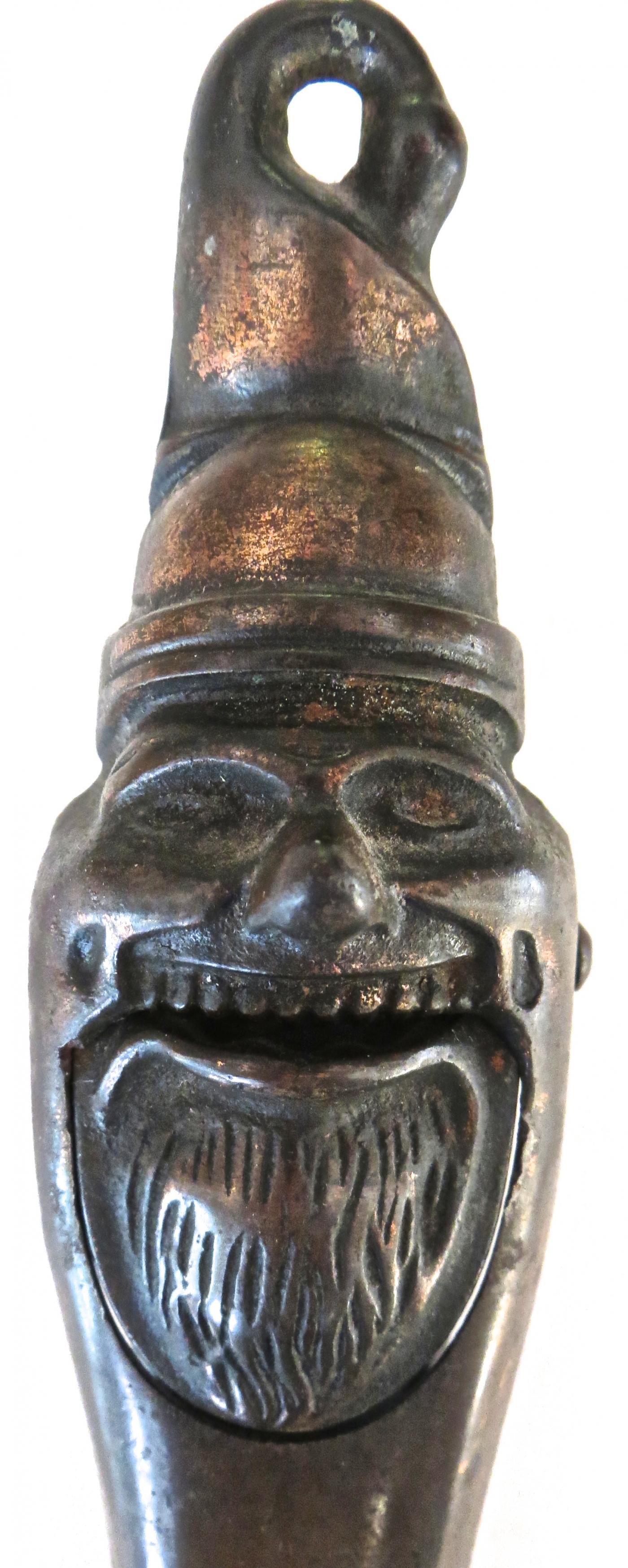 Santa Claus Cast Iron Nutcracker, Circa 1880s
