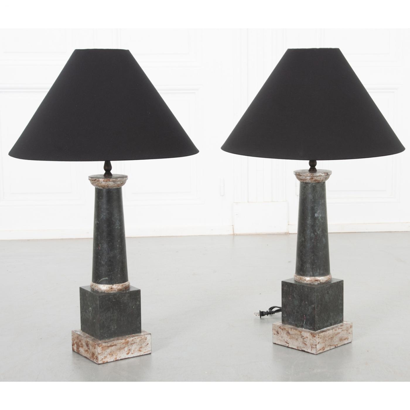 Set of 4 French Reproduction Lamps
