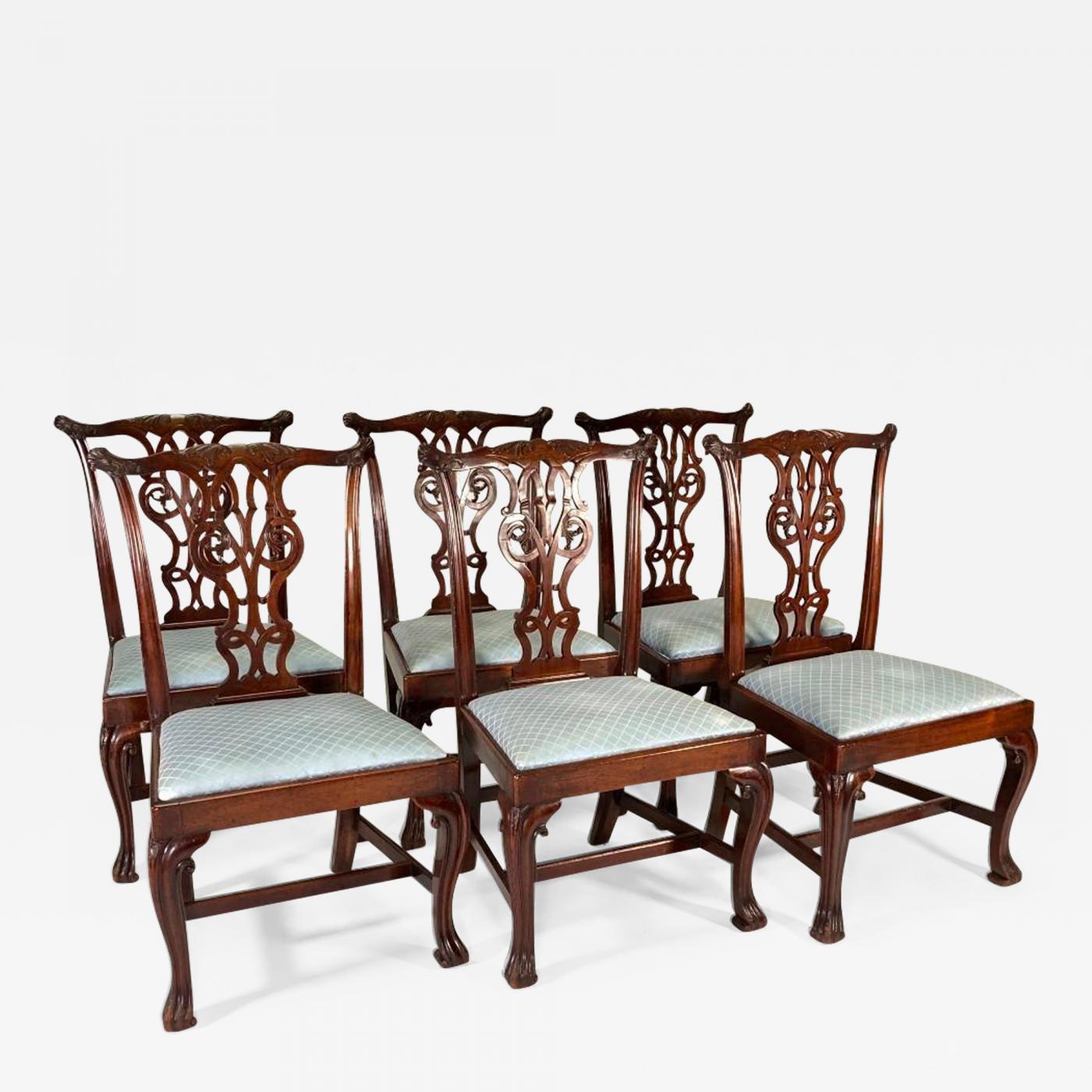 antique georgian dining chairs