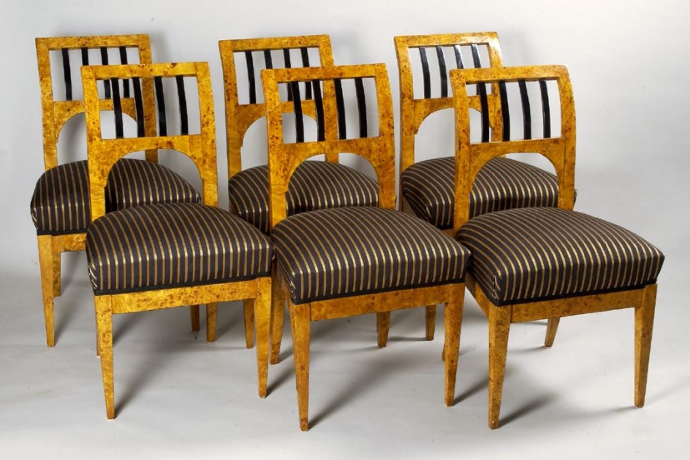 biedermeier dining room chairs