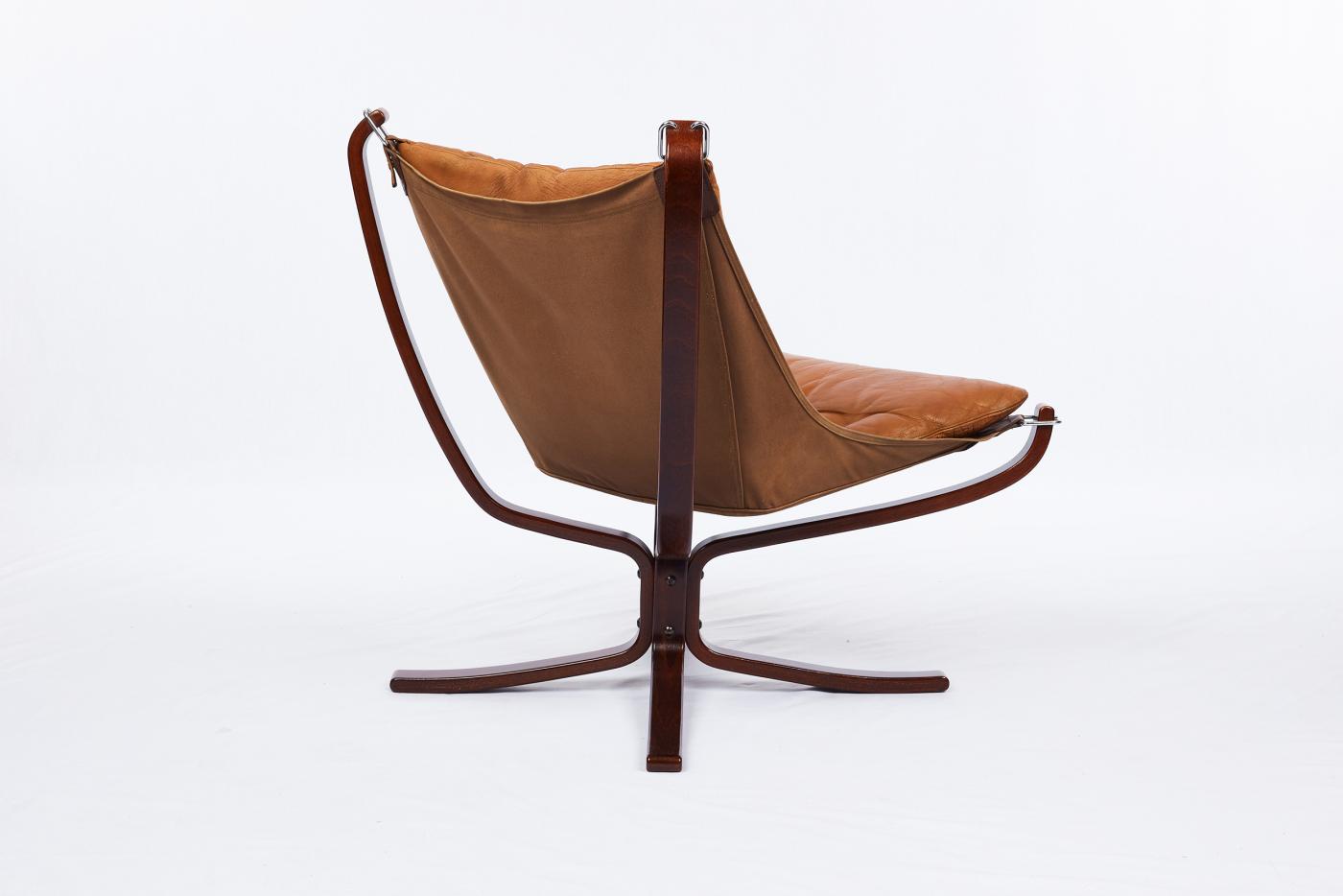 Sigurd Ressell - SIGURD RESSELL "FALCON" CHAIR And OTTOMAN