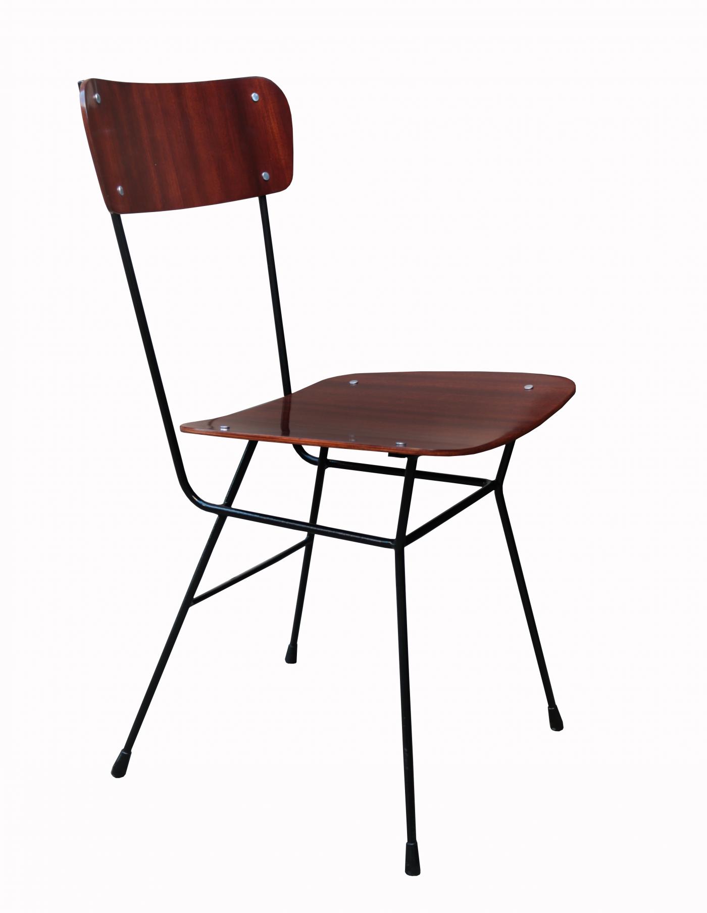 Small MidCentury Italian Writing Desk With Matching Chair