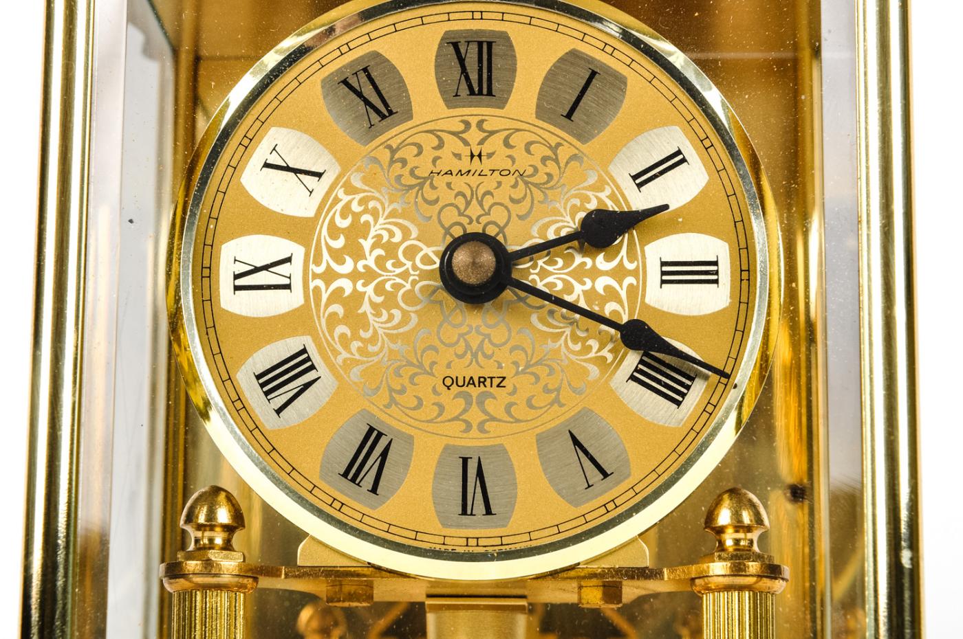 Solid Brass Hamilton Clock