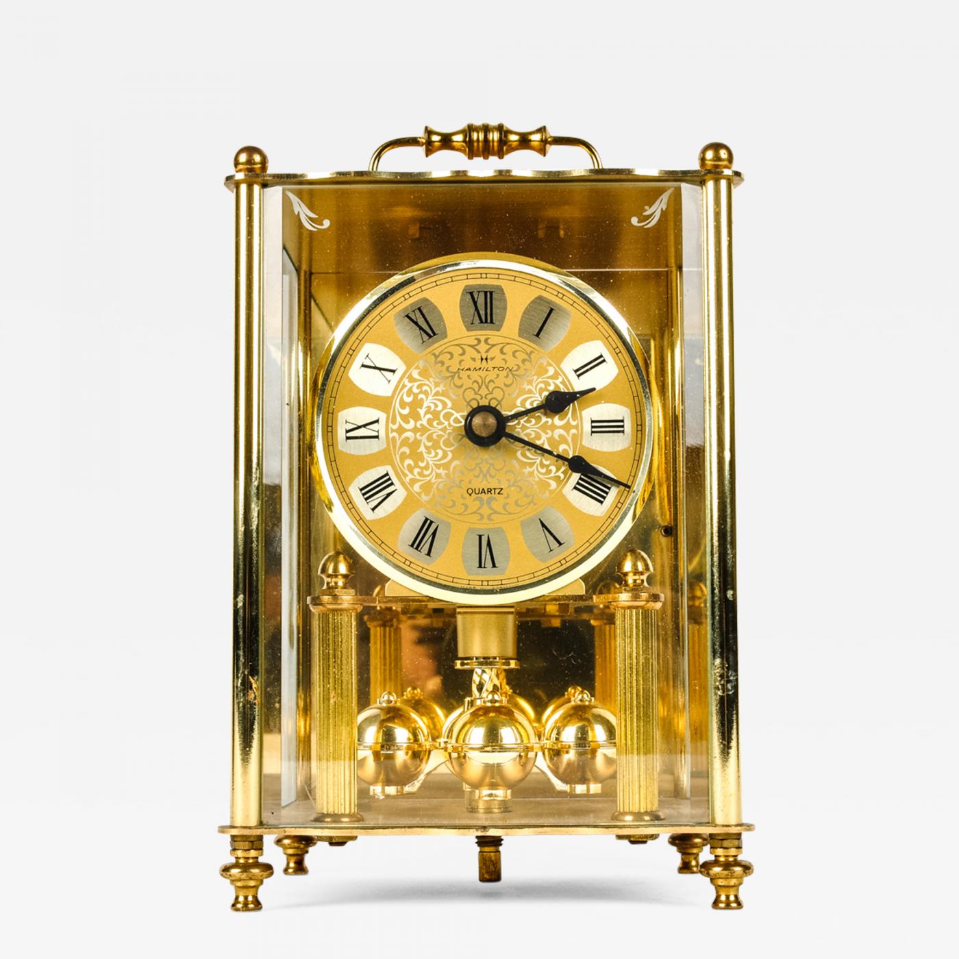 Solid Brass Hamilton Clock