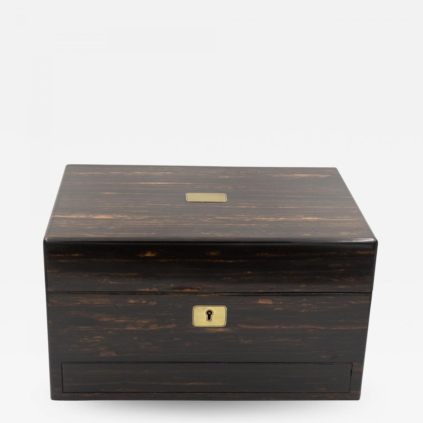Solid Coromandel Dressing Jewel Box Of Timeless Elegance English 10 1850