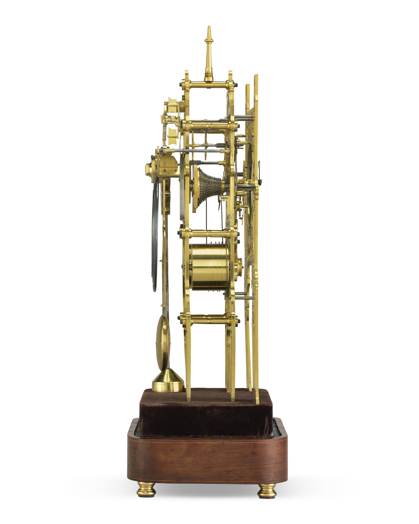 St. James Palace Skeleton Clock by Evans of Handsworth