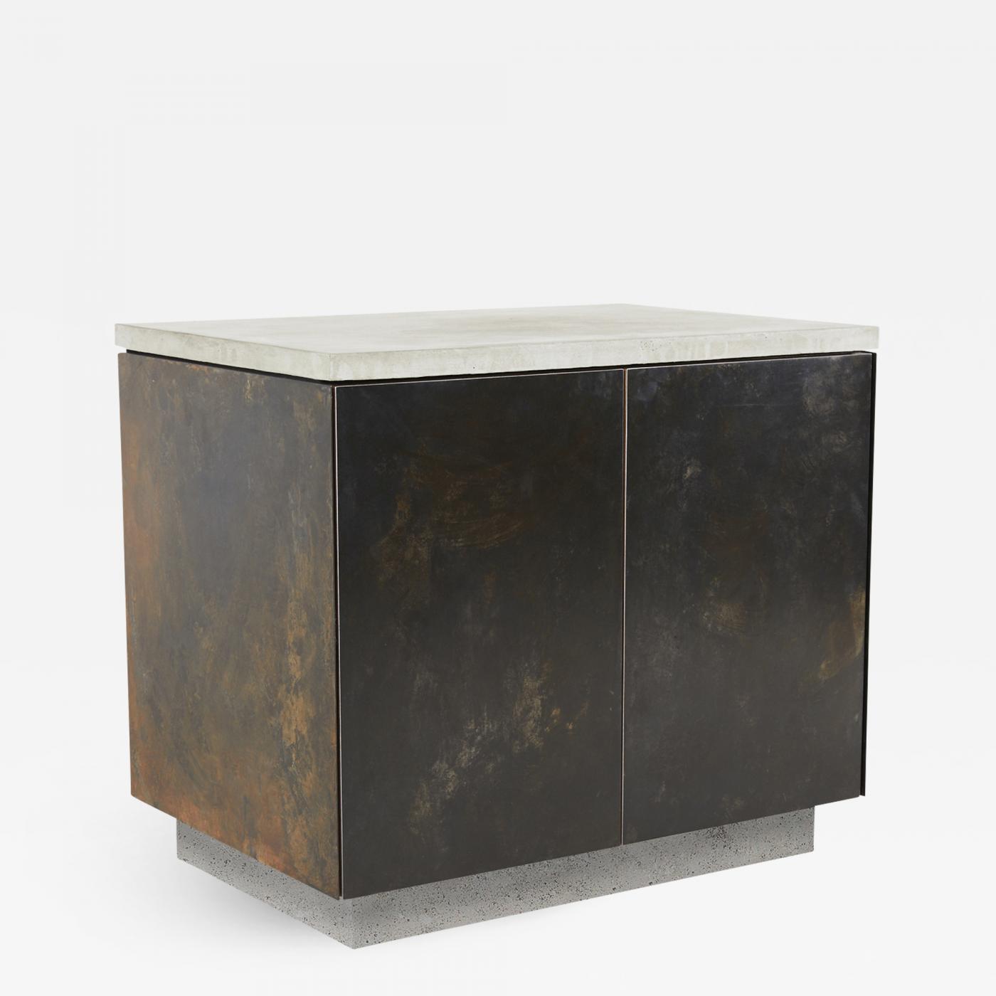Stefan Rurak Studio S O Side Table With Cabinet Doors