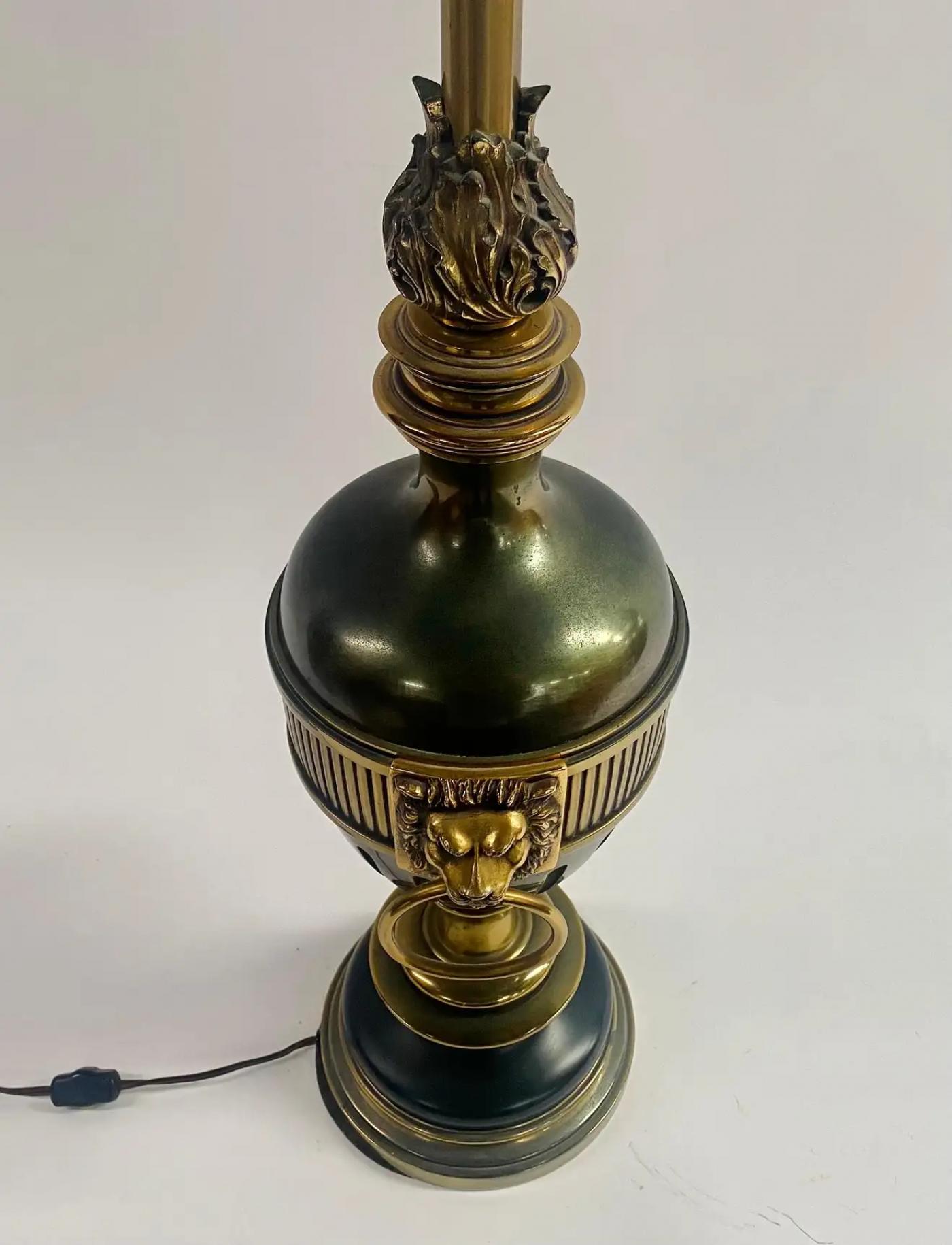 Stiffel Lamp Company - Stiffel Hollywood Regency Style Brass & Ebony ...