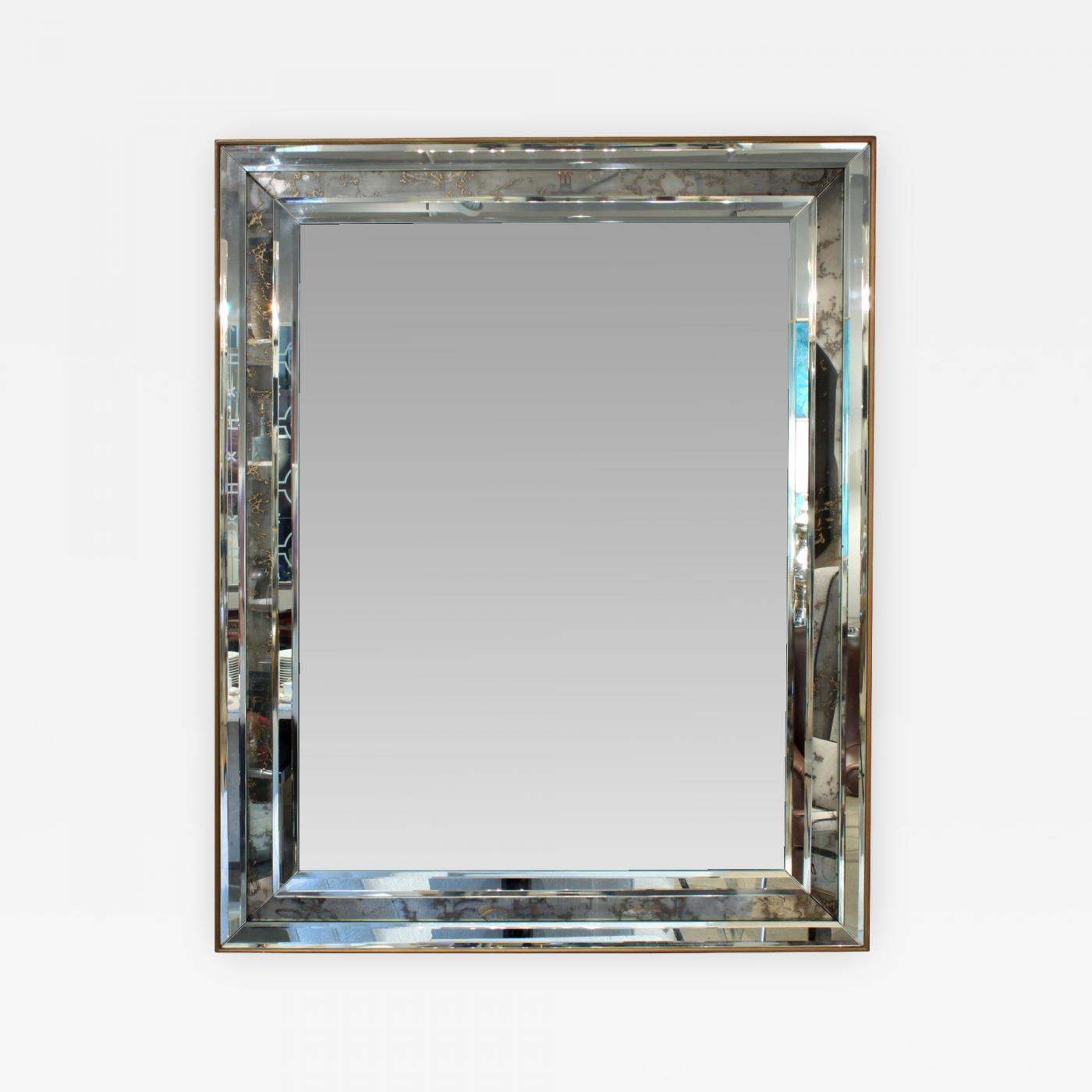 large beveled mirror