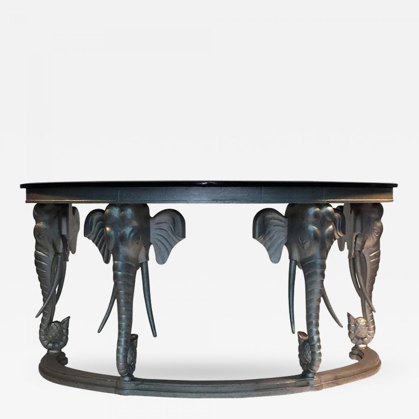 Elephant shop console table