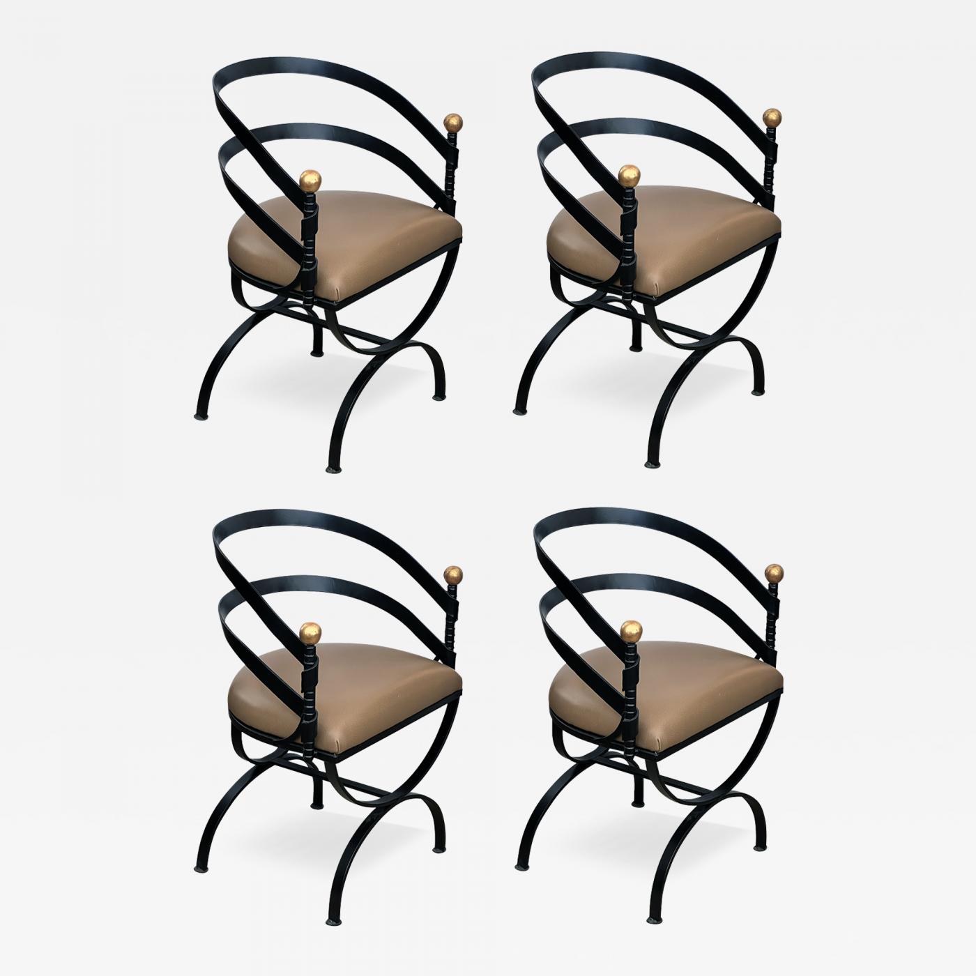 Wrought iron best sale barrel chairs