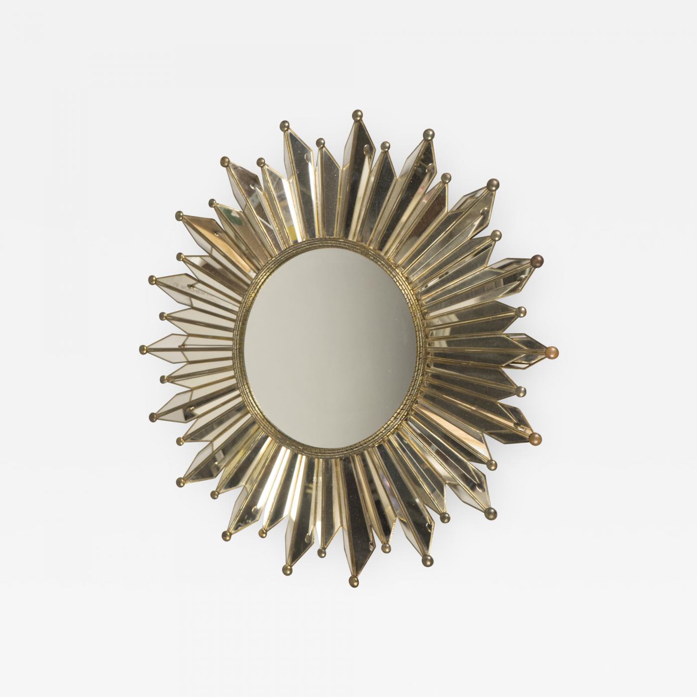 Sunburst Mirror France 1950s