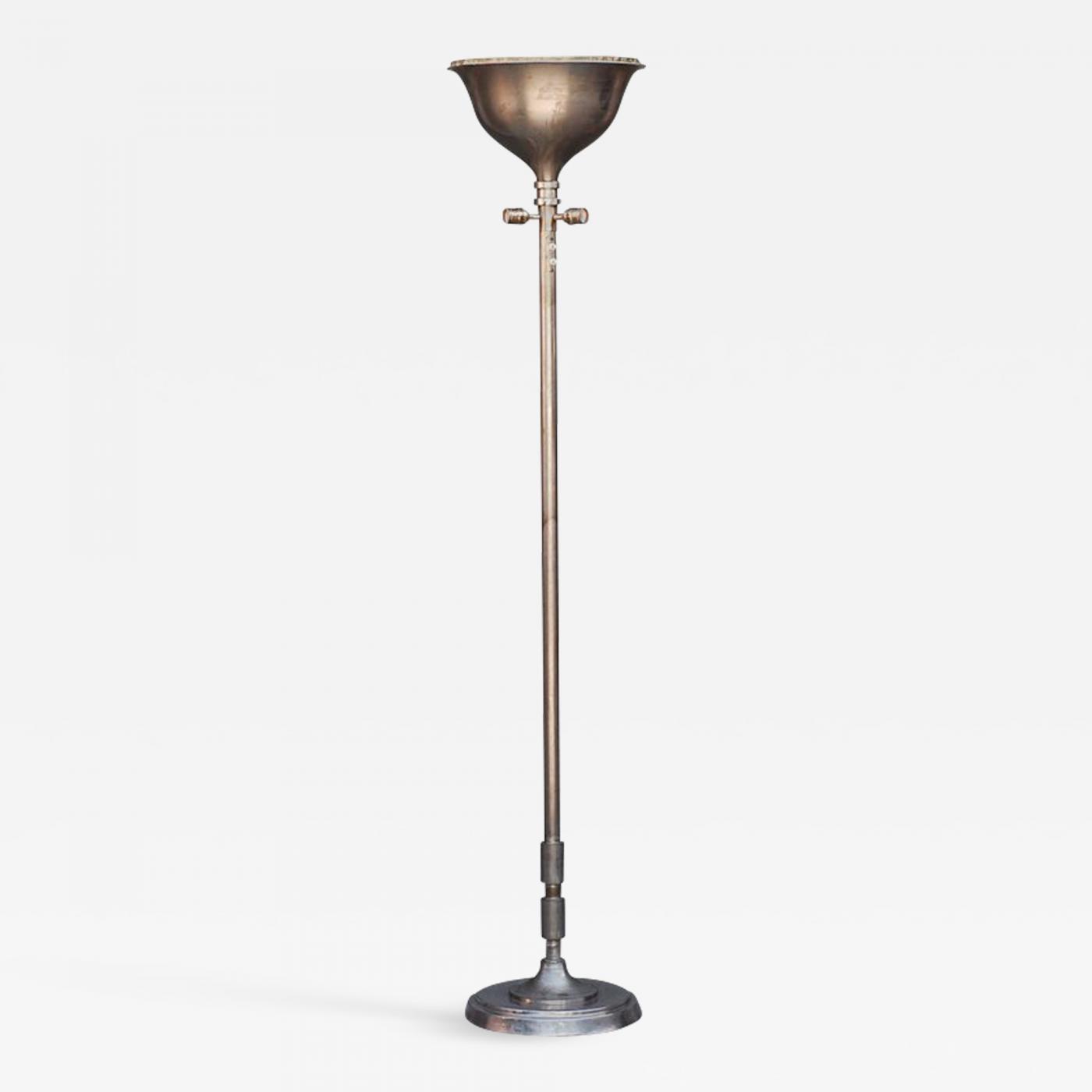 tall chrome floor lamp
