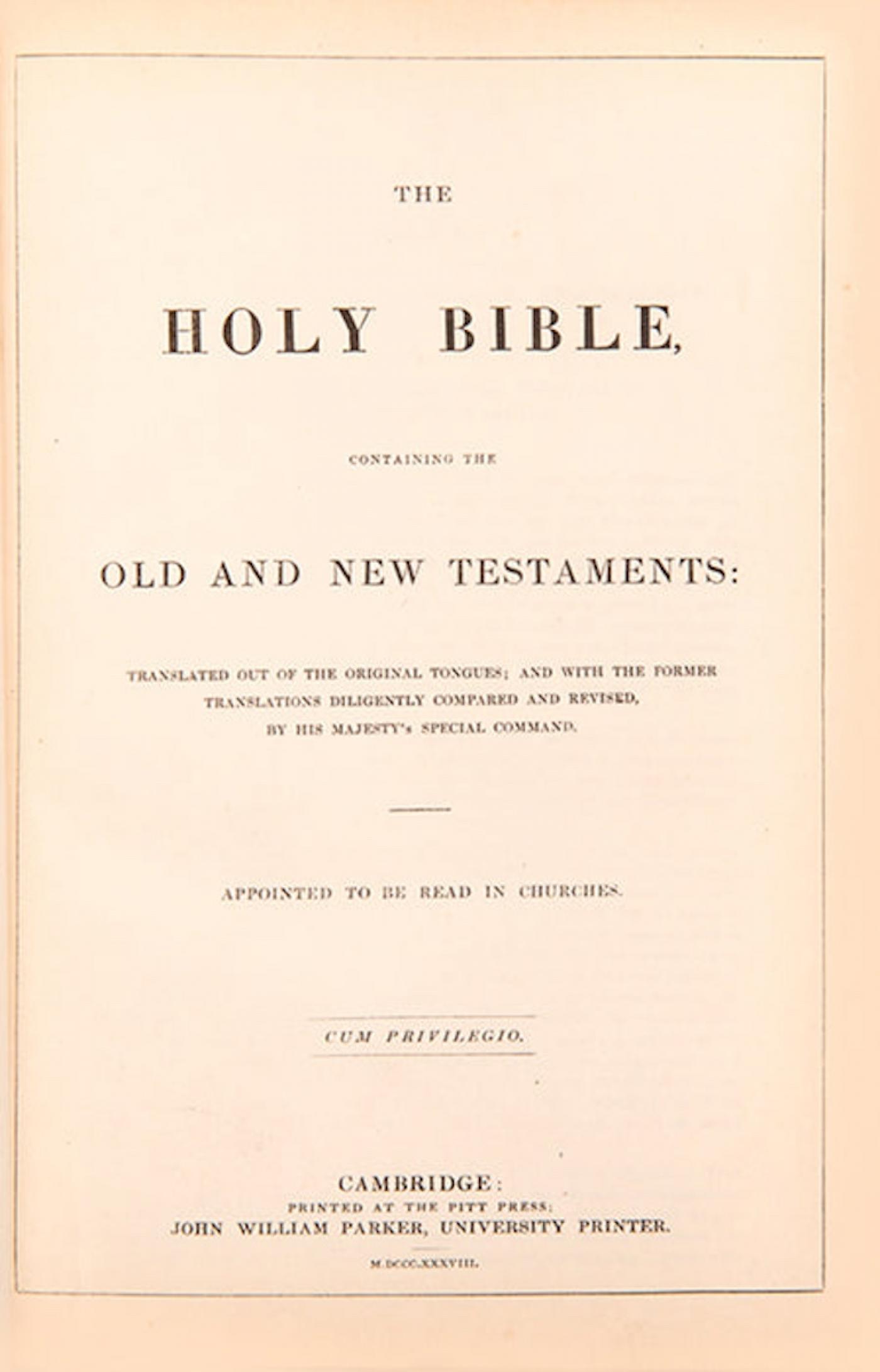 The Holy Bible / Biblical - The Holy Bible