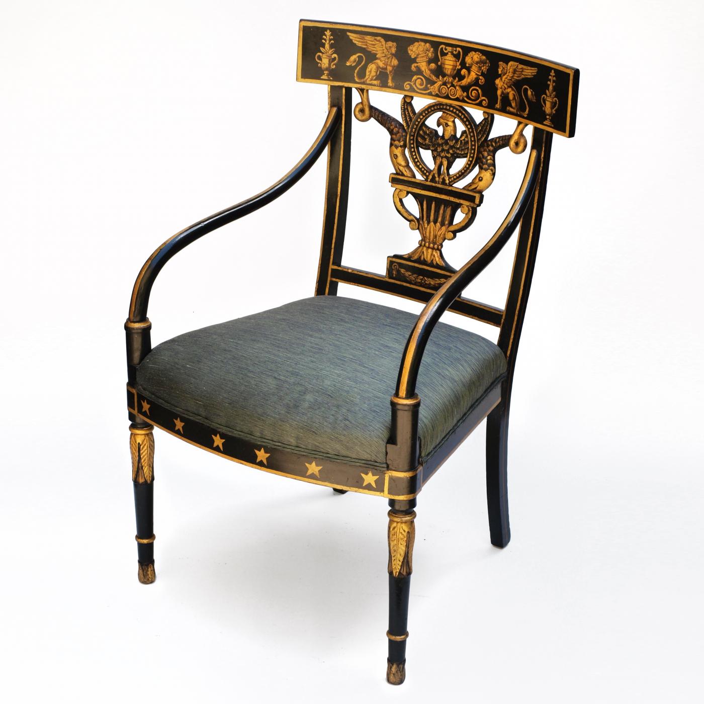 Thomas Sheraton An Early Regency Chair After Sheraton