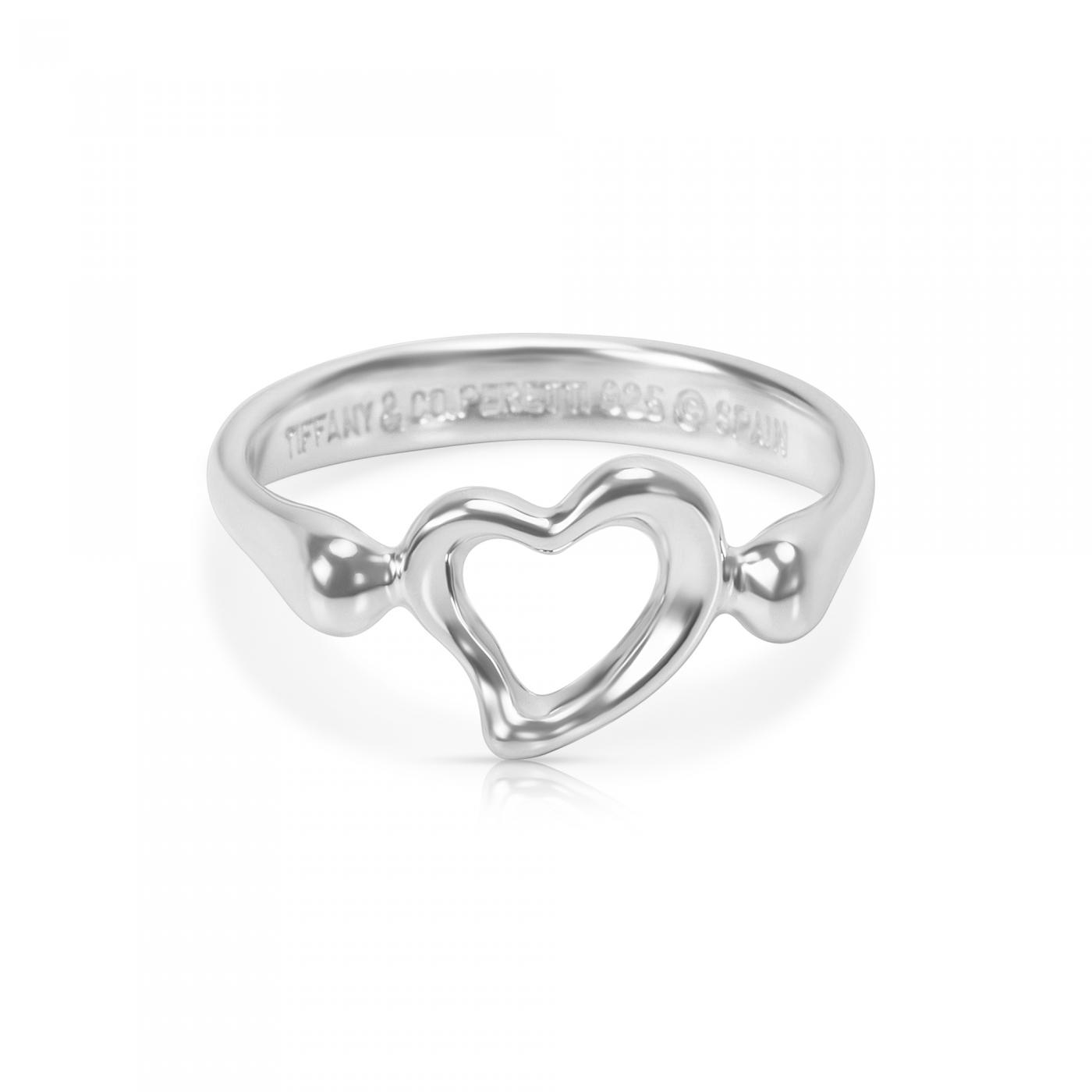 tiffany and co open heart ring