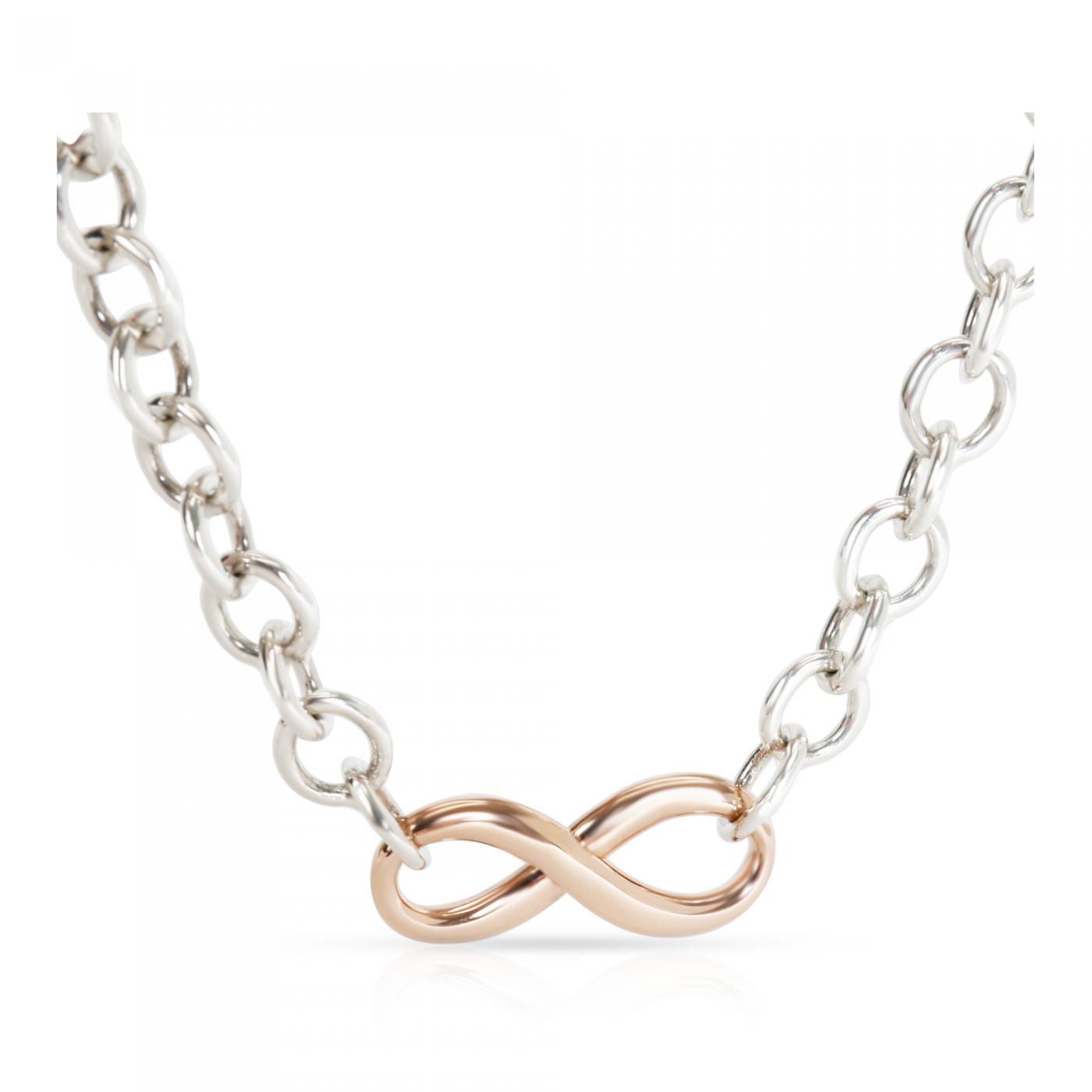 tiffany diamond infinity necklace