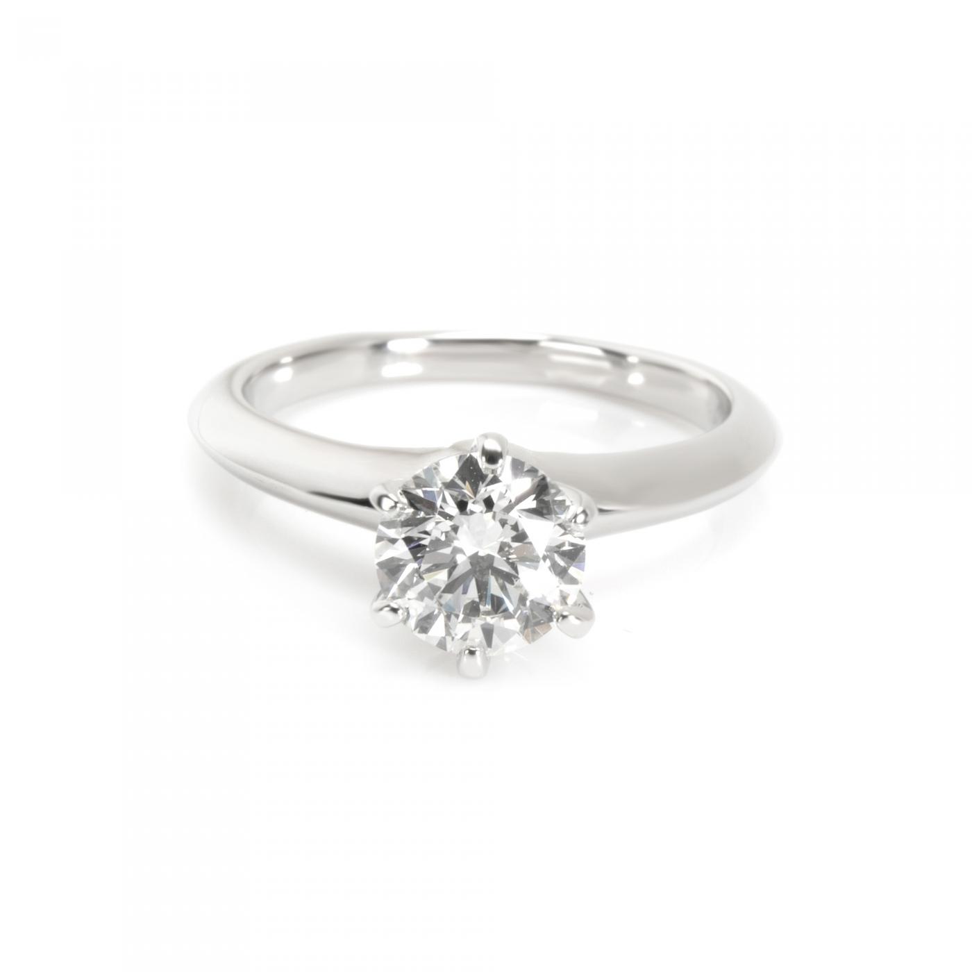 tiffany and co solitaire diamond ring