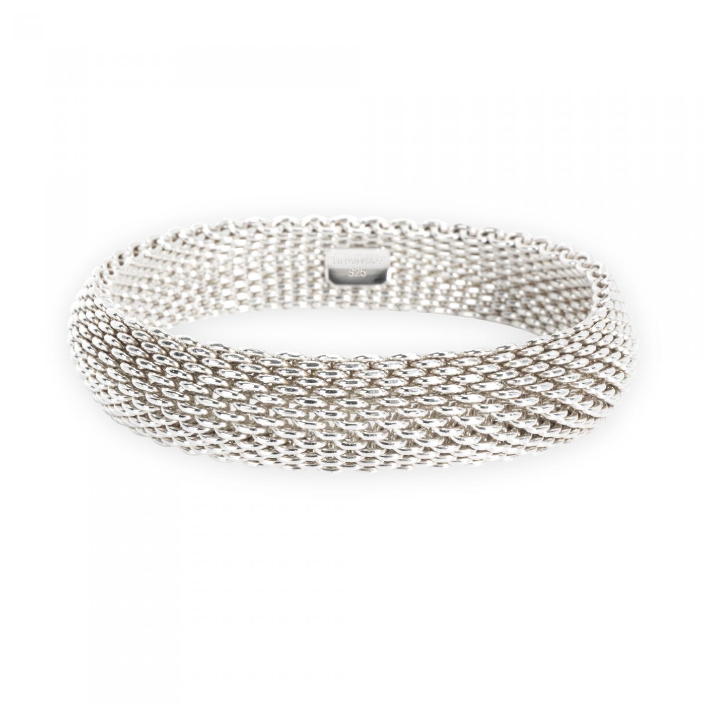 tiffany sterling mesh bracelet