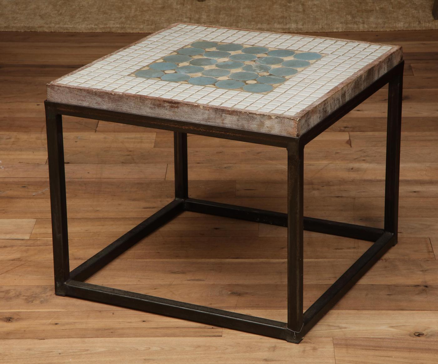 Tile Top Side Table