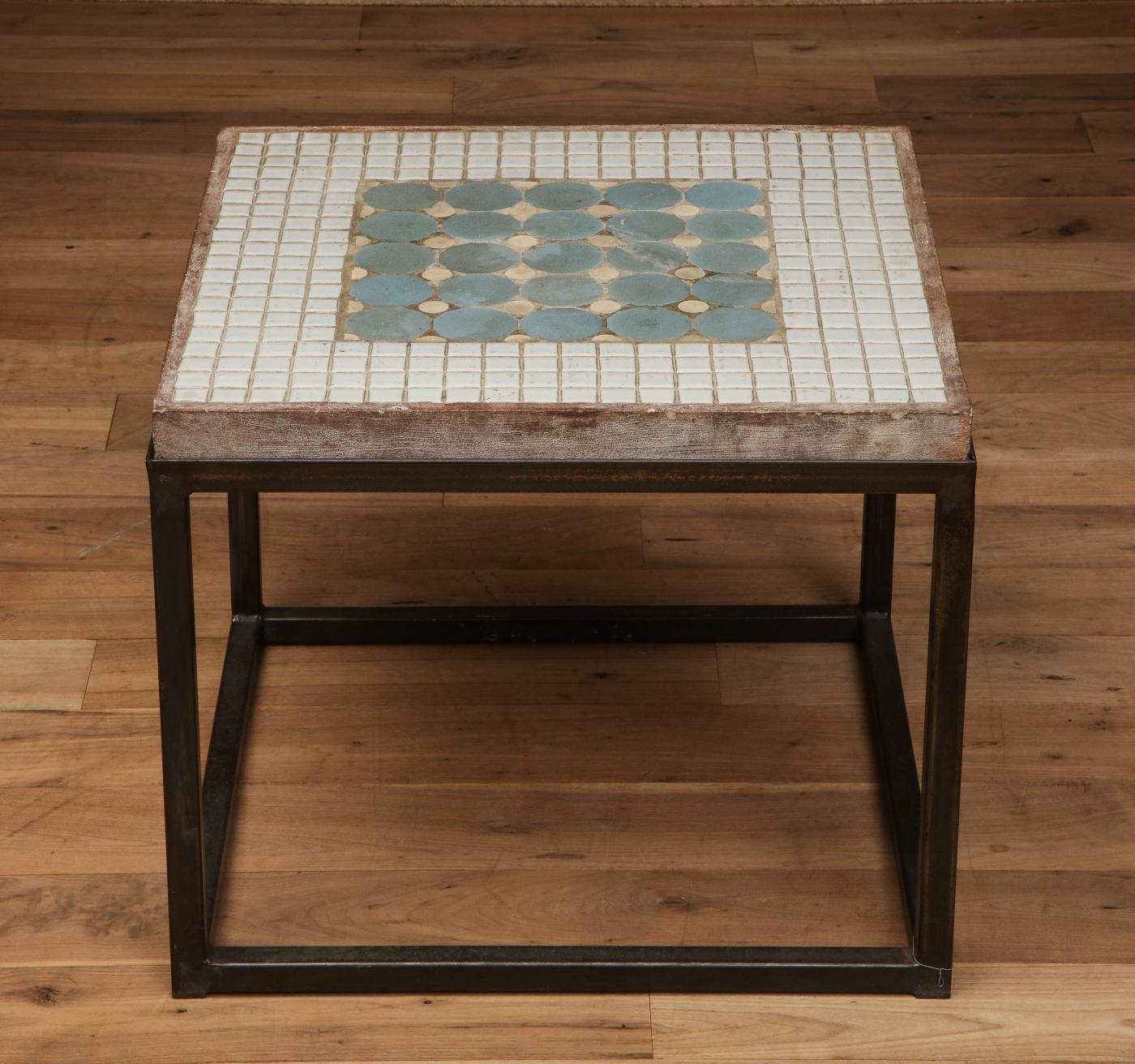 Tile Top Side Table