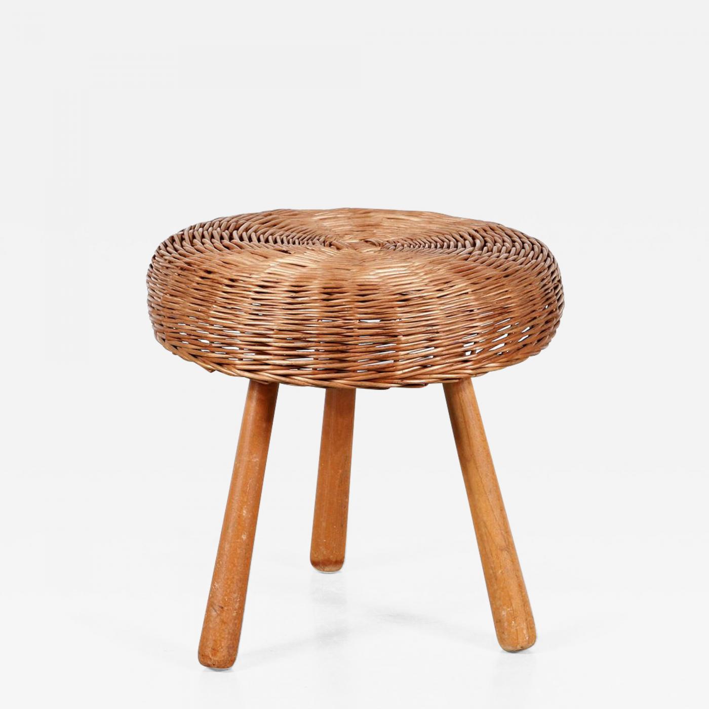 wicker stool