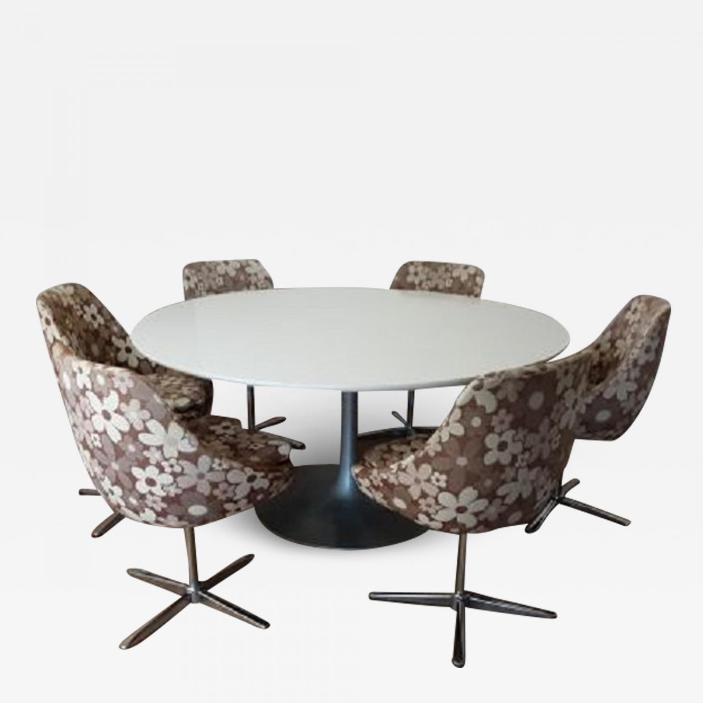 tulip swivel dining chairs