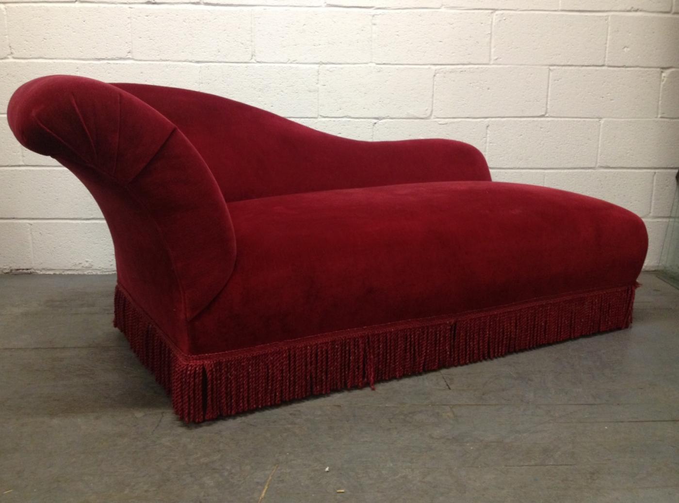 Two French Art Deco Chaise Lounges