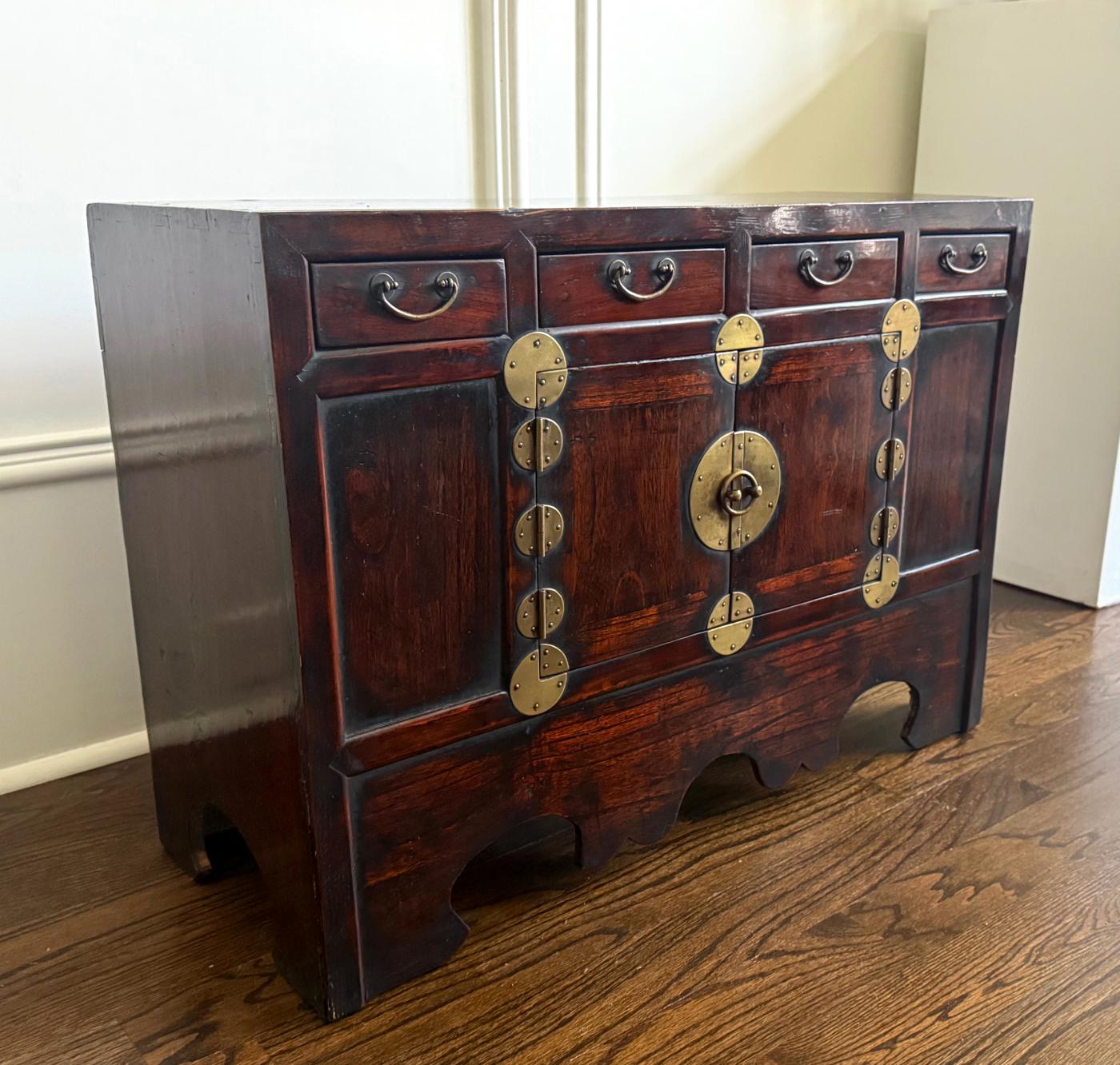 Unusual Antique Korean Scholar Book Bandaji