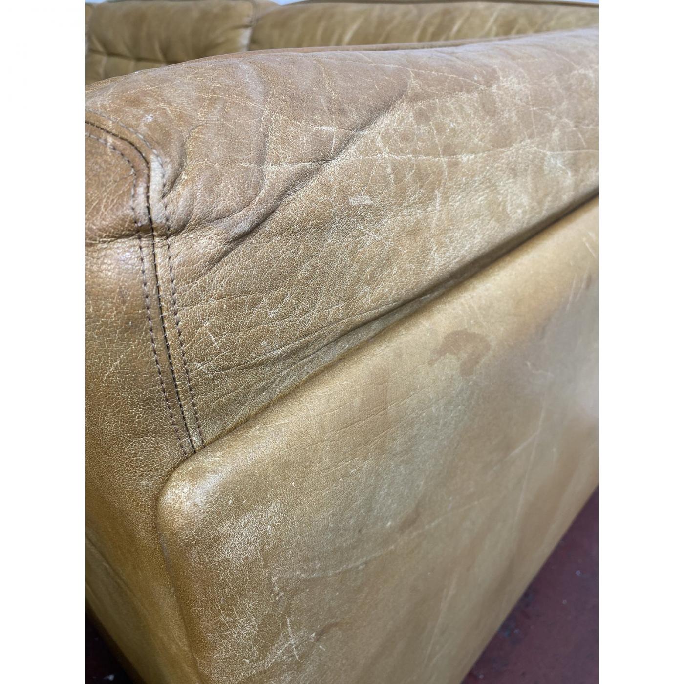 Vatne Mobler - Vatne Mobler Vintage Leather Sectional Sofa