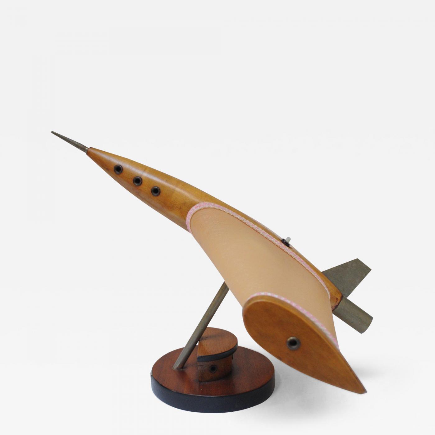 Vintage Wooden Airplane 2024 Lamp