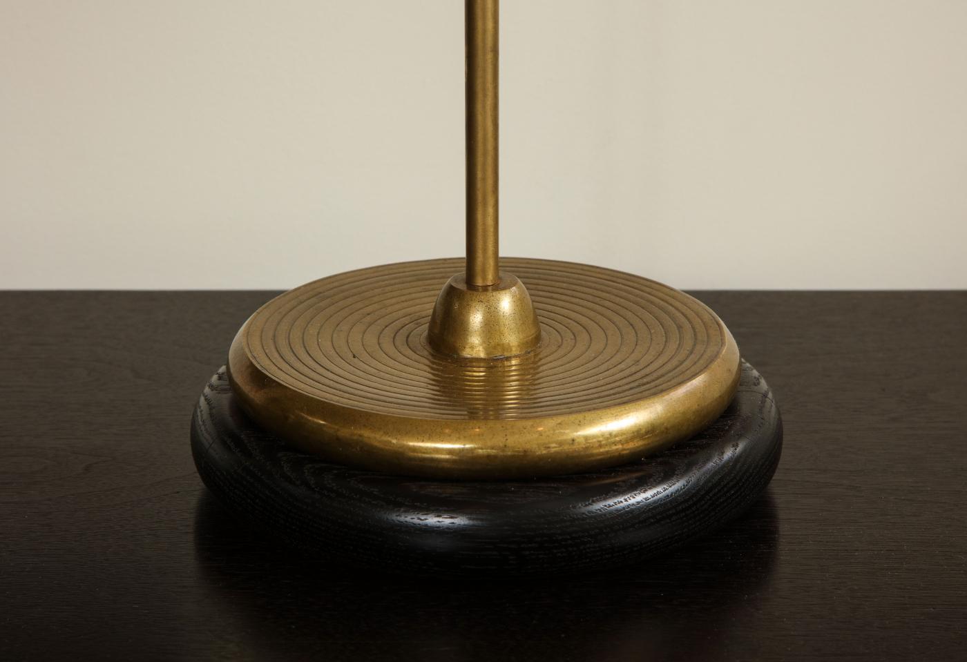 Vintage Brass Candlestick Lamp