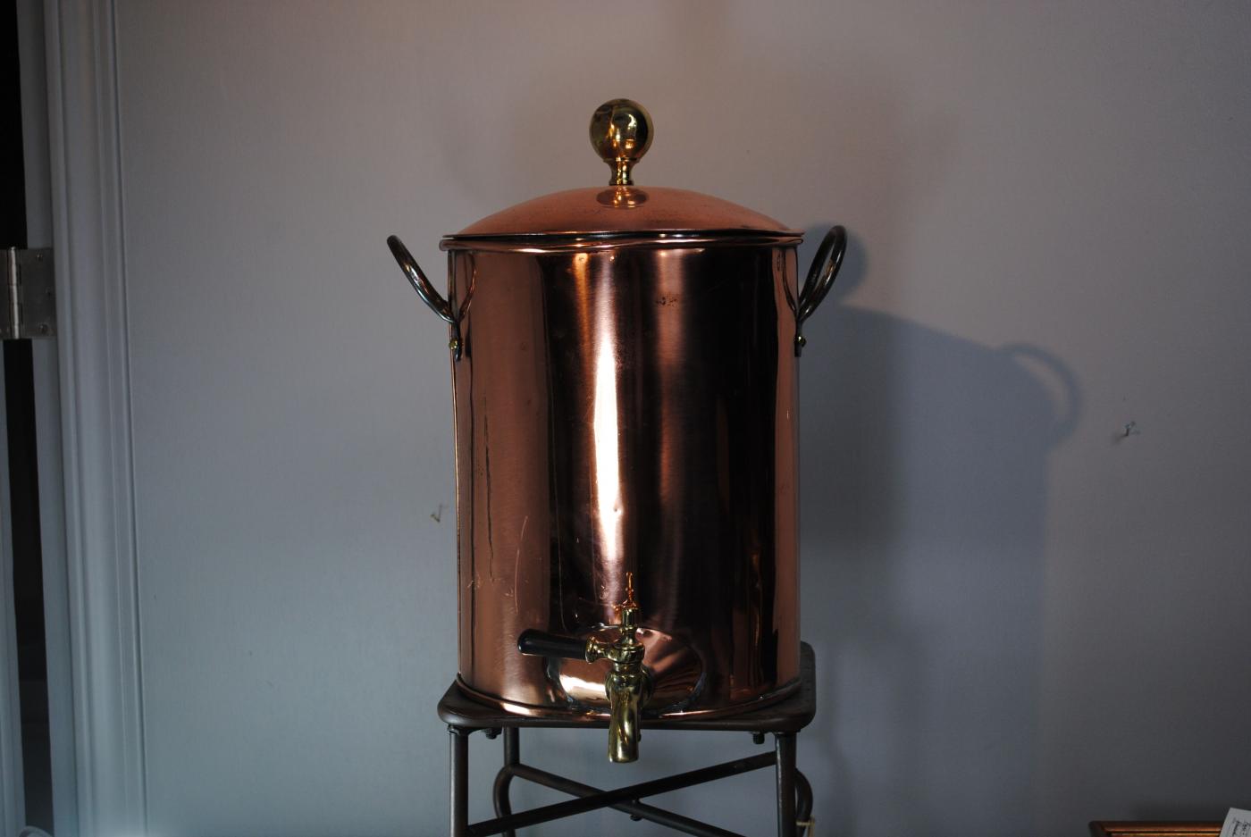 Vintage Copper Coffee Urn/ Beverage Server